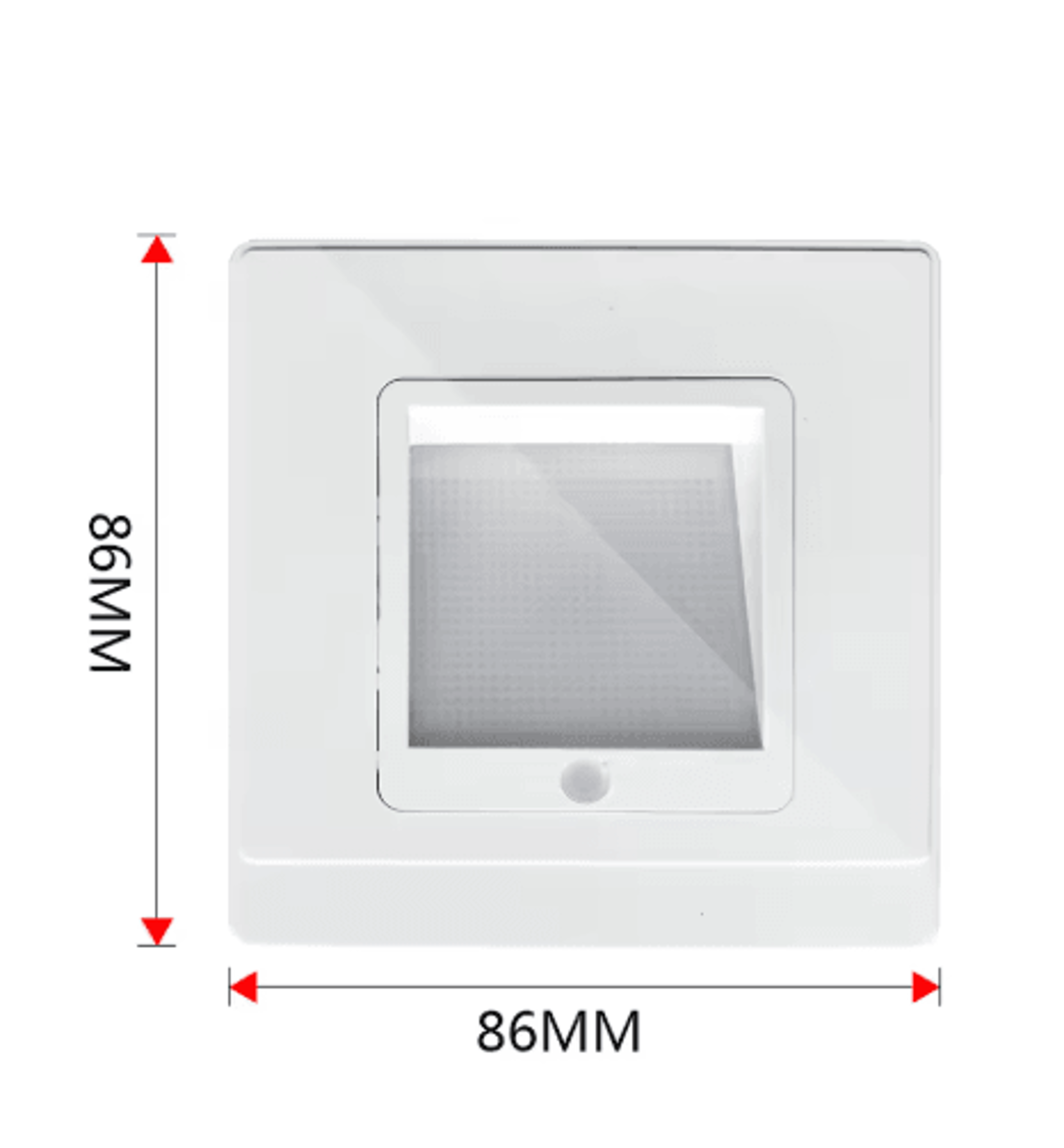 LED Radar Motion Sensor Stair Light  Recessed Wall Night Lamp For Bedroom 7