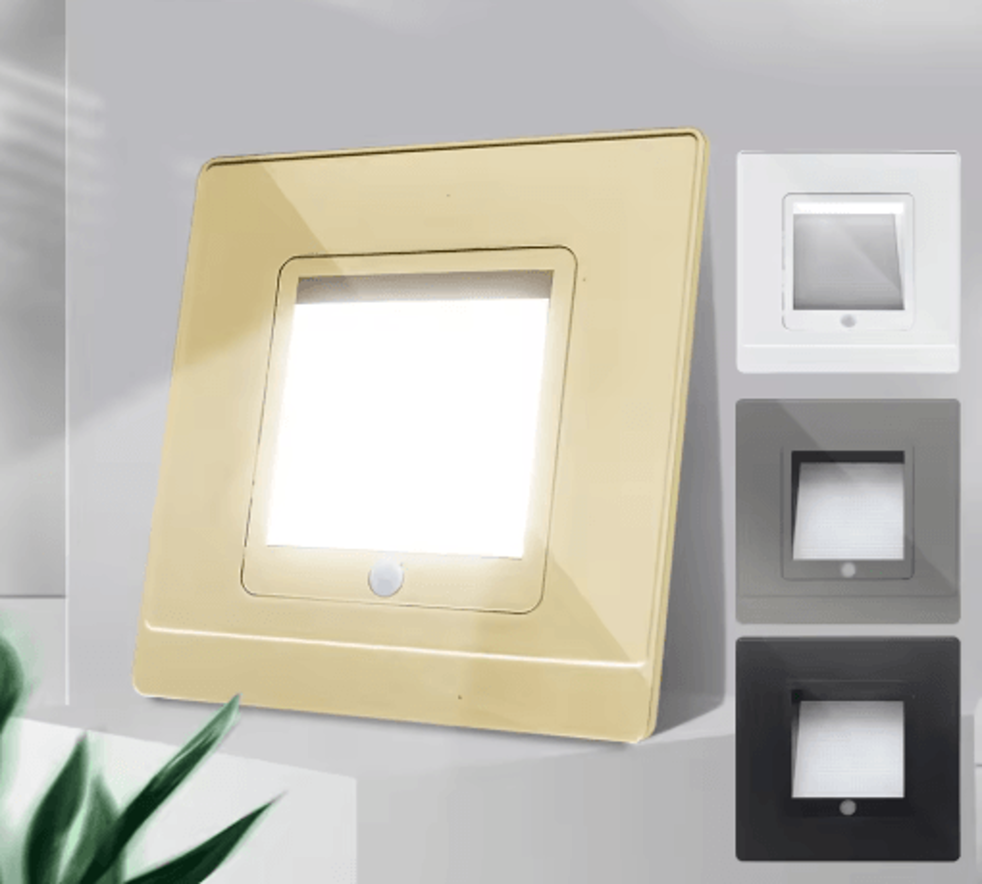 LED Radar Motion Sensor Stair Light  Recessed Wall Night Lamp For Bedroom 0