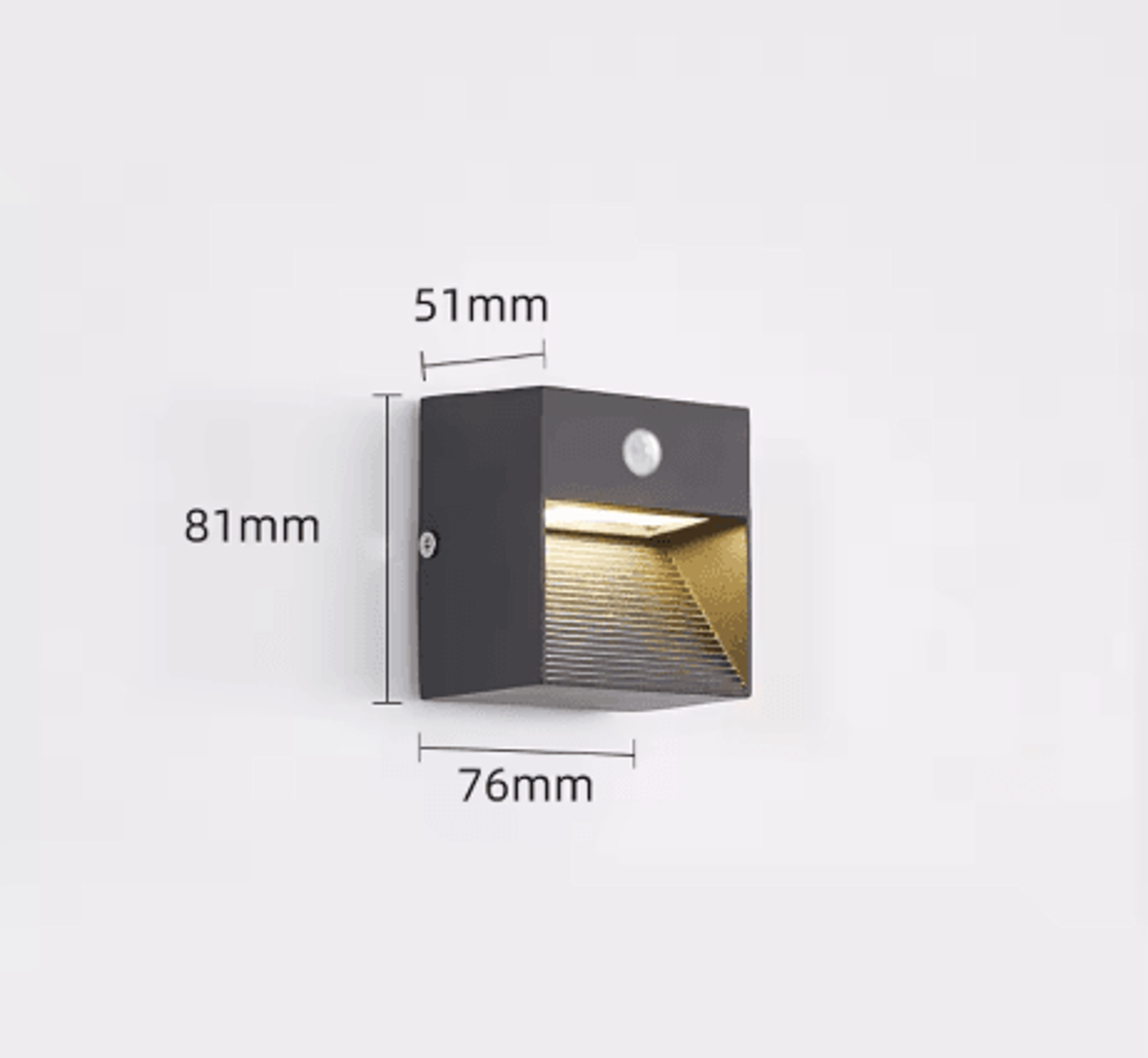 Waterproof Outdoor LED Motion Sensor Wall Light  Garden And Porch Sconce 3