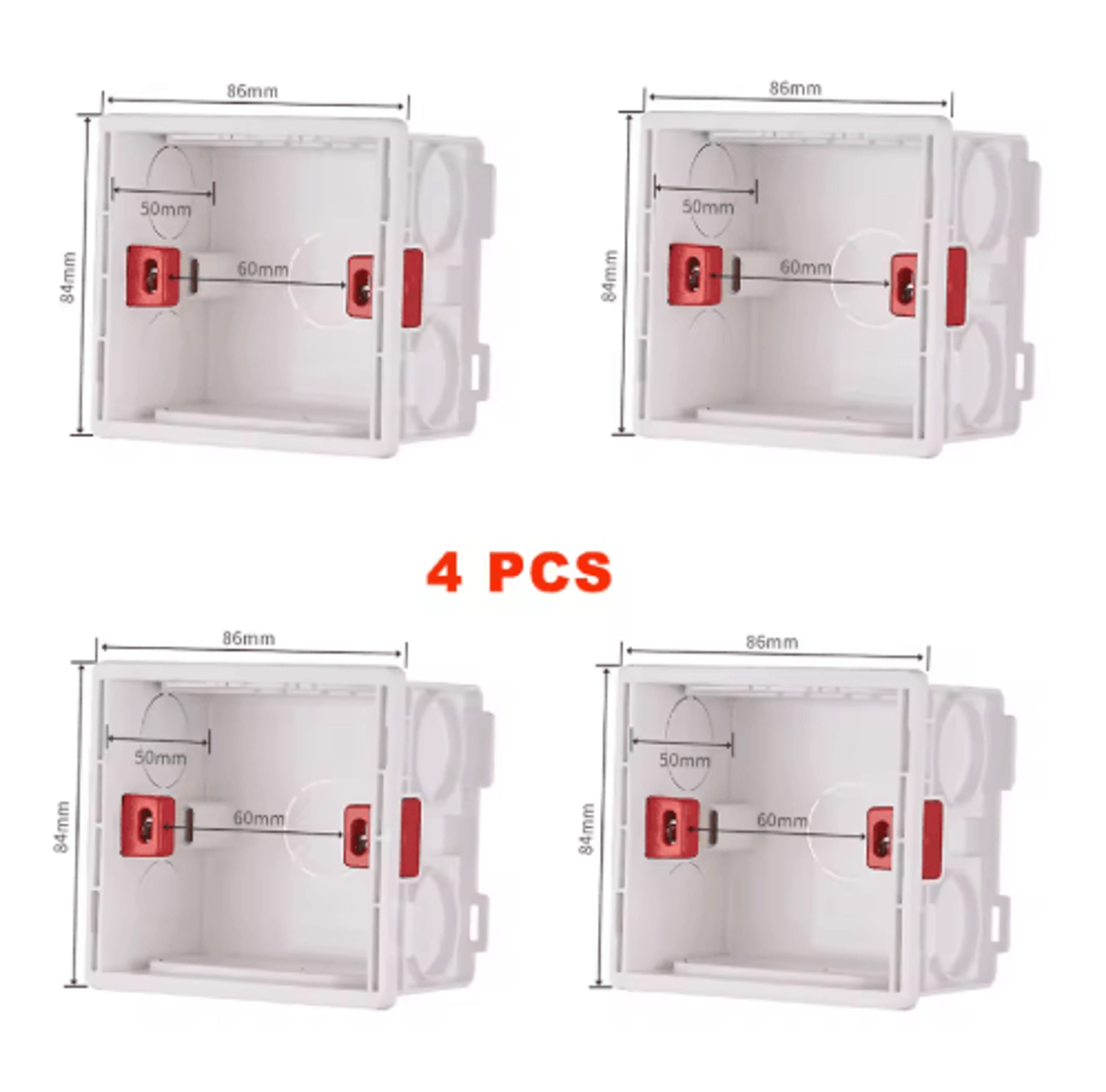 86 Type Electrical Wall Box  Recessed Switch And Socket Mounting Box 0