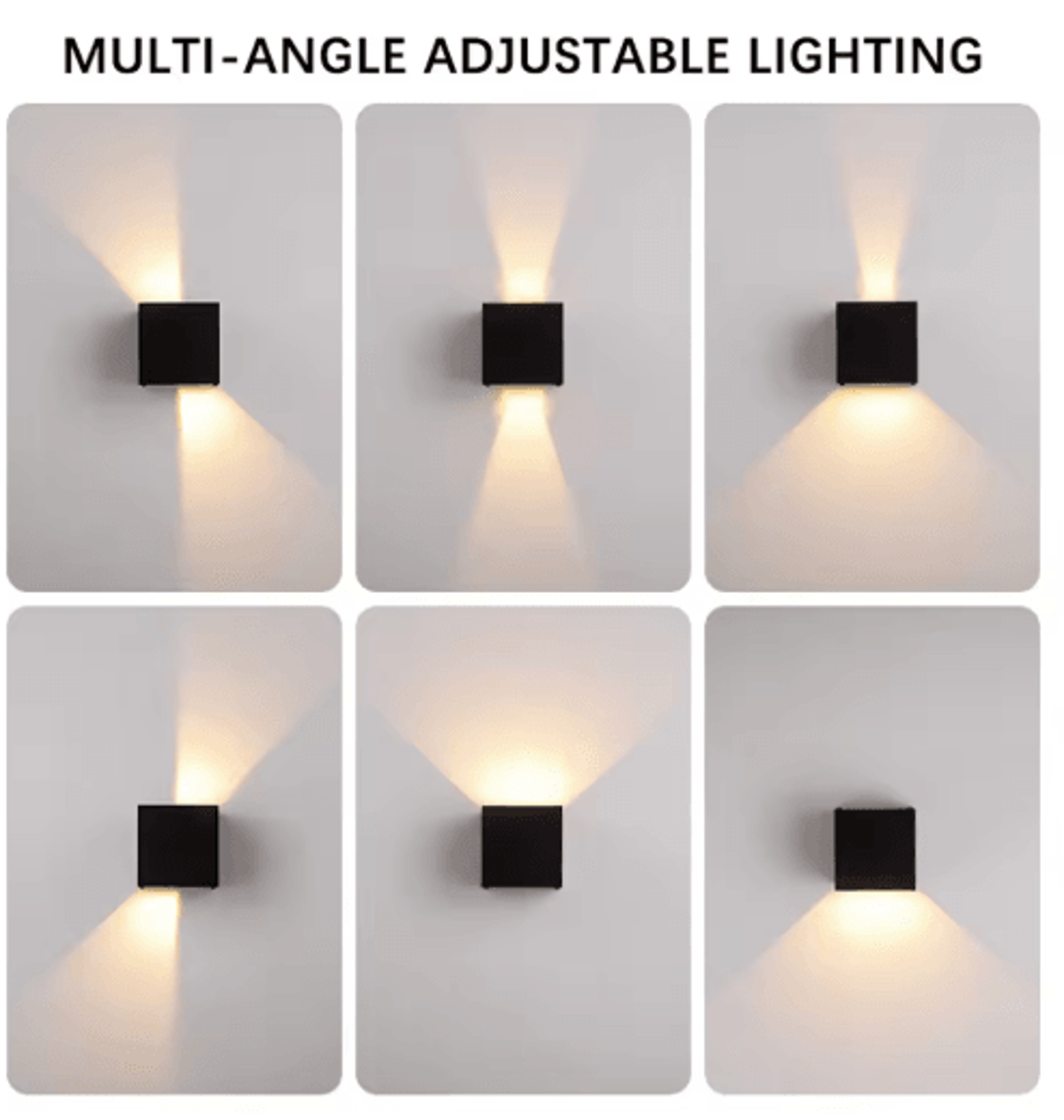 IP65 Outdoor LED Motion Sensor Wall Light  Adjustable Porch And Garden Sconce 7