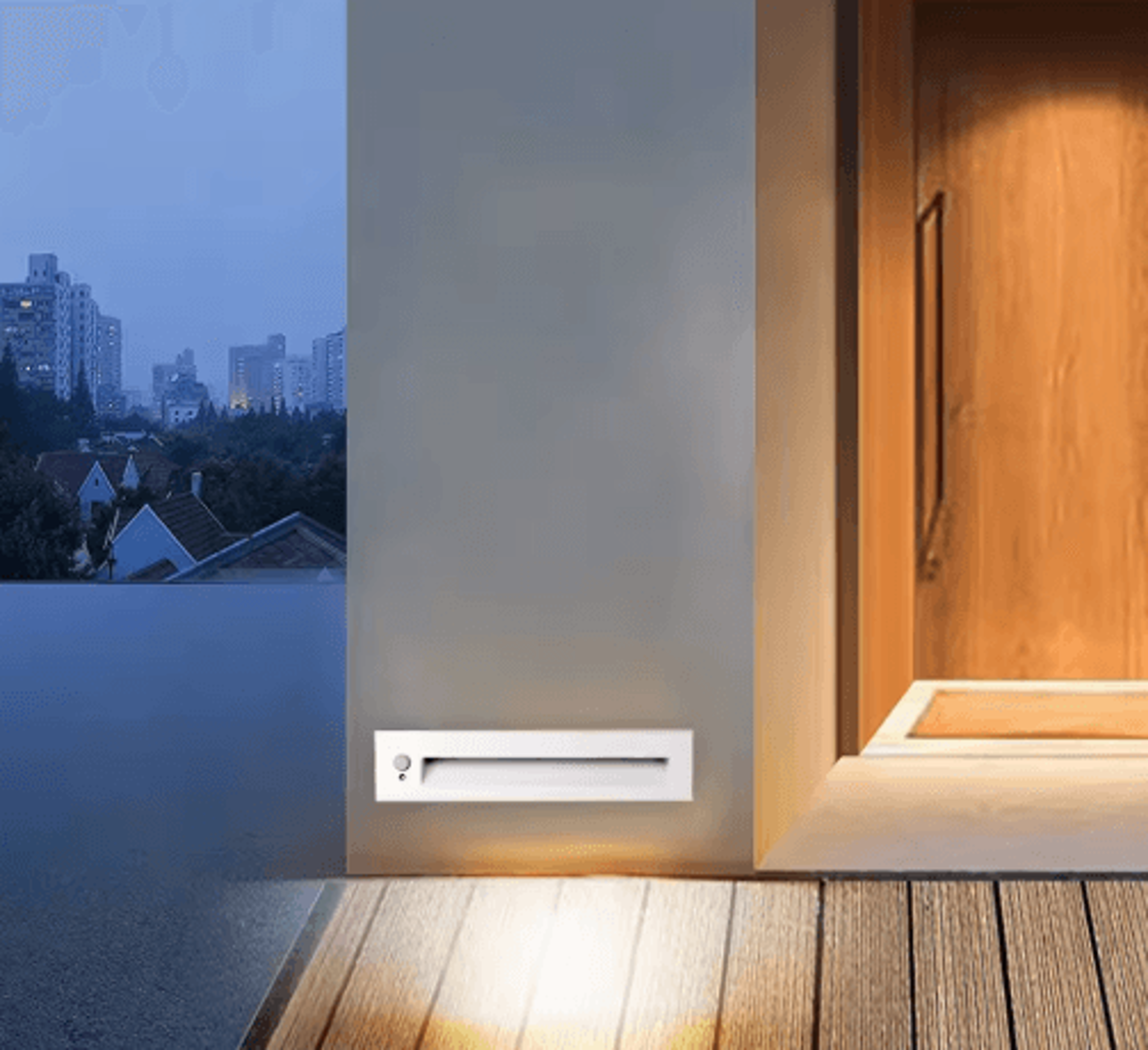 Recessed LED Motion Sensor Stair Light  Indoor  Outdoor Step Wall Lamp 15