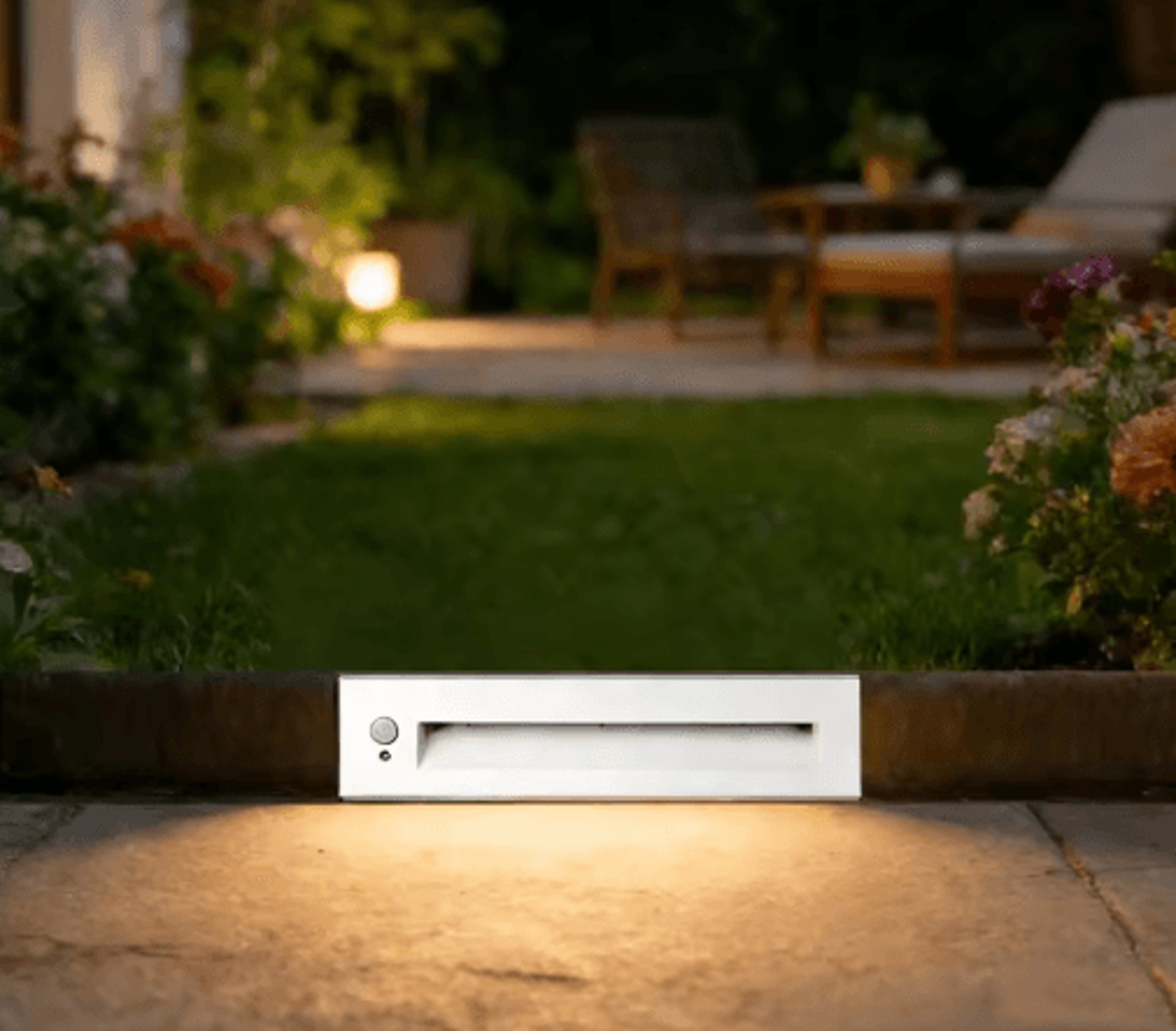 Recessed LED Motion Sensor Stair Light  Indoor  Outdoor Step Wall Lamp 0