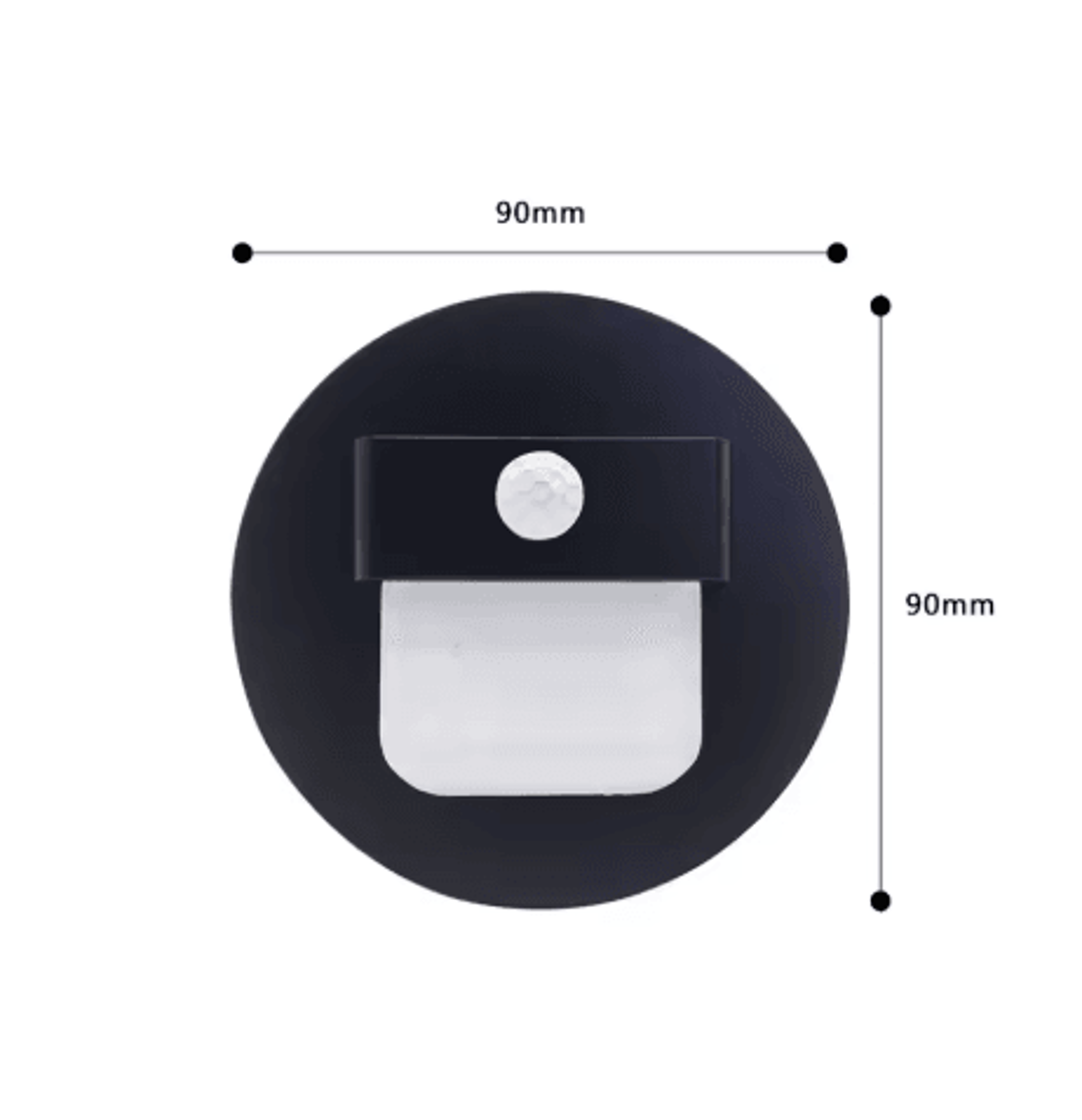 Recessed LED Stair Light  Motion Sensor Wall Lamp With Mounting Box 6