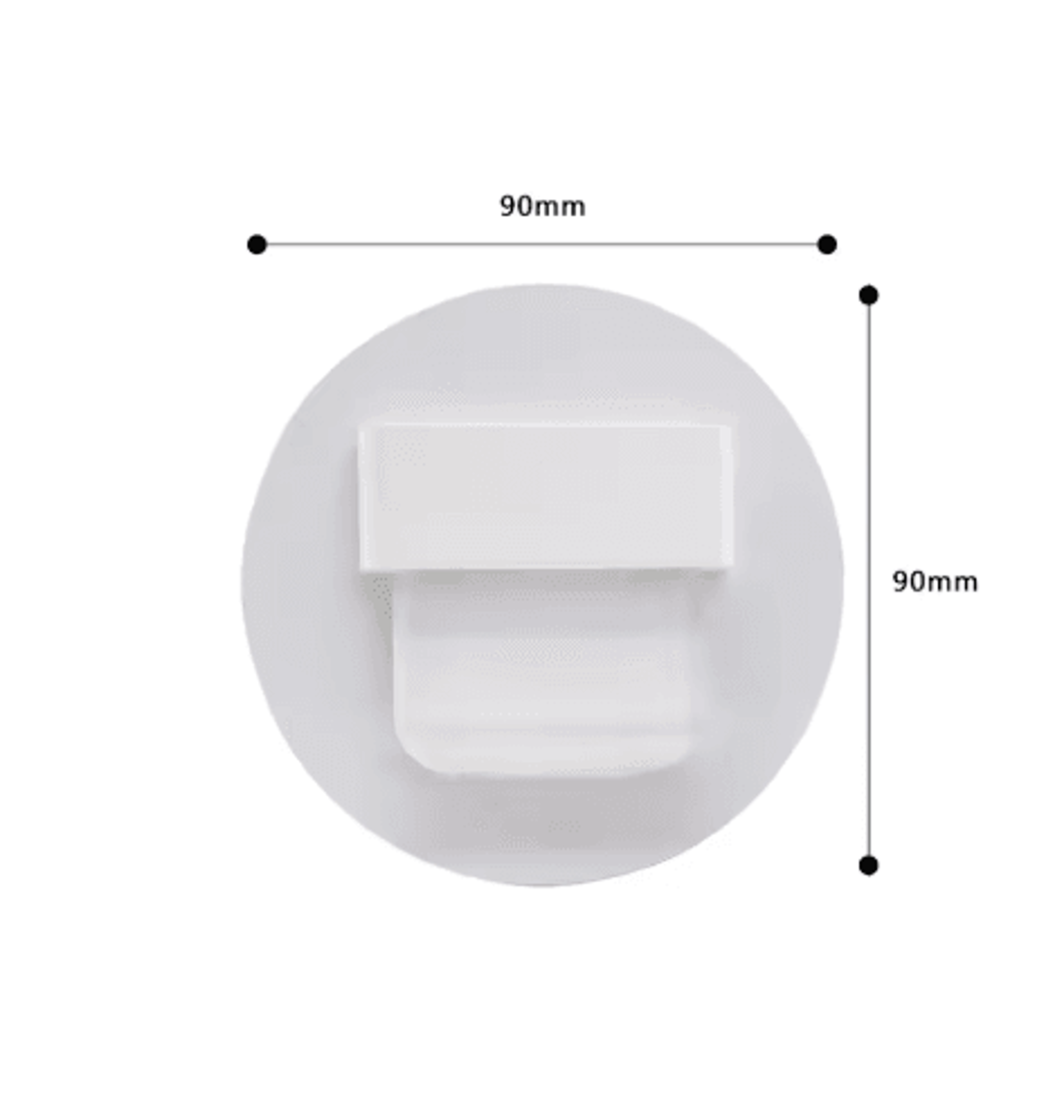 Recessed LED Stair Light  Motion Sensor Wall Lamp With Mounting Box 3