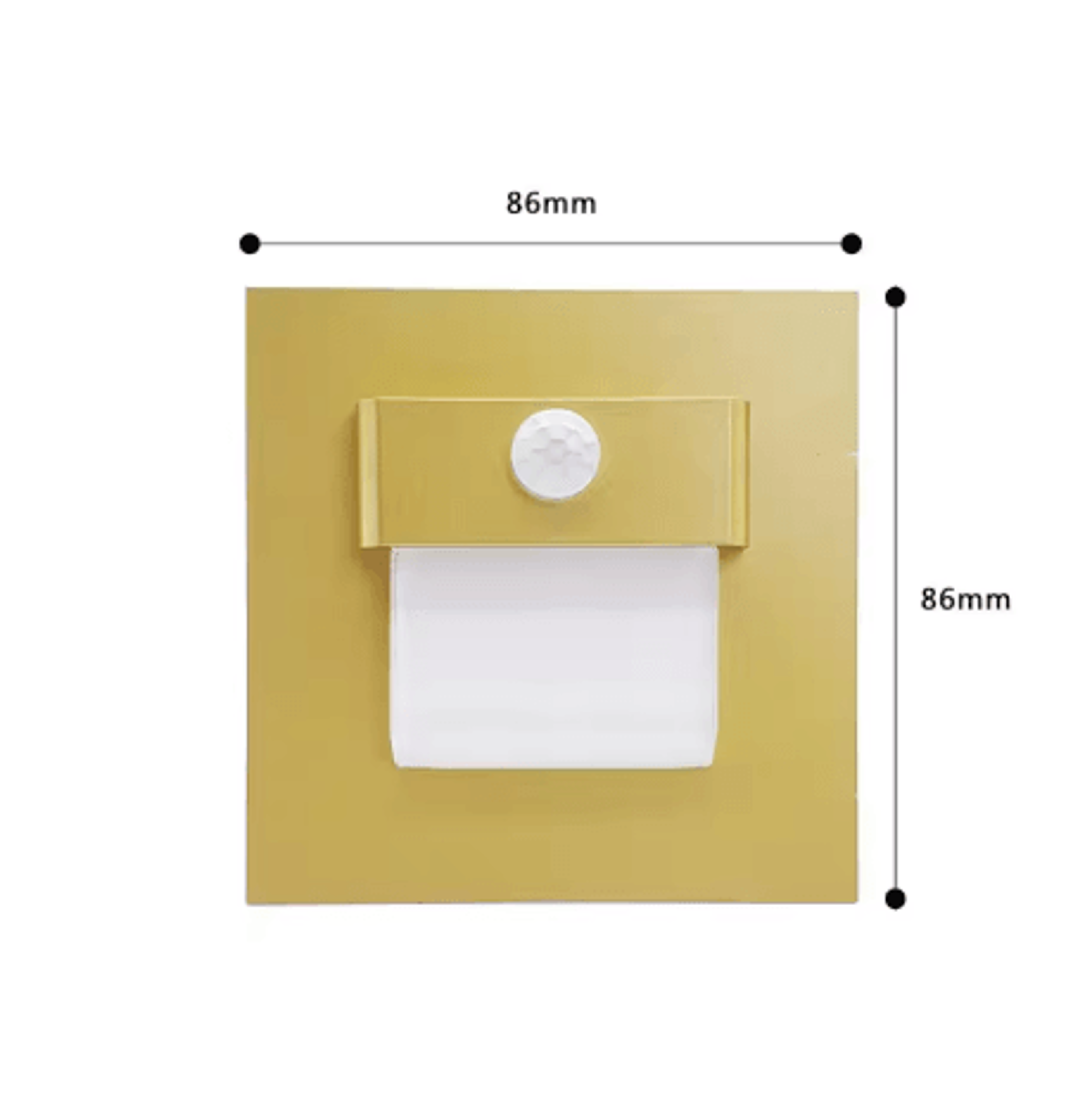 Recessed LED Stair Light  Motion Sensor Wall Lamp With Mounting Box 14