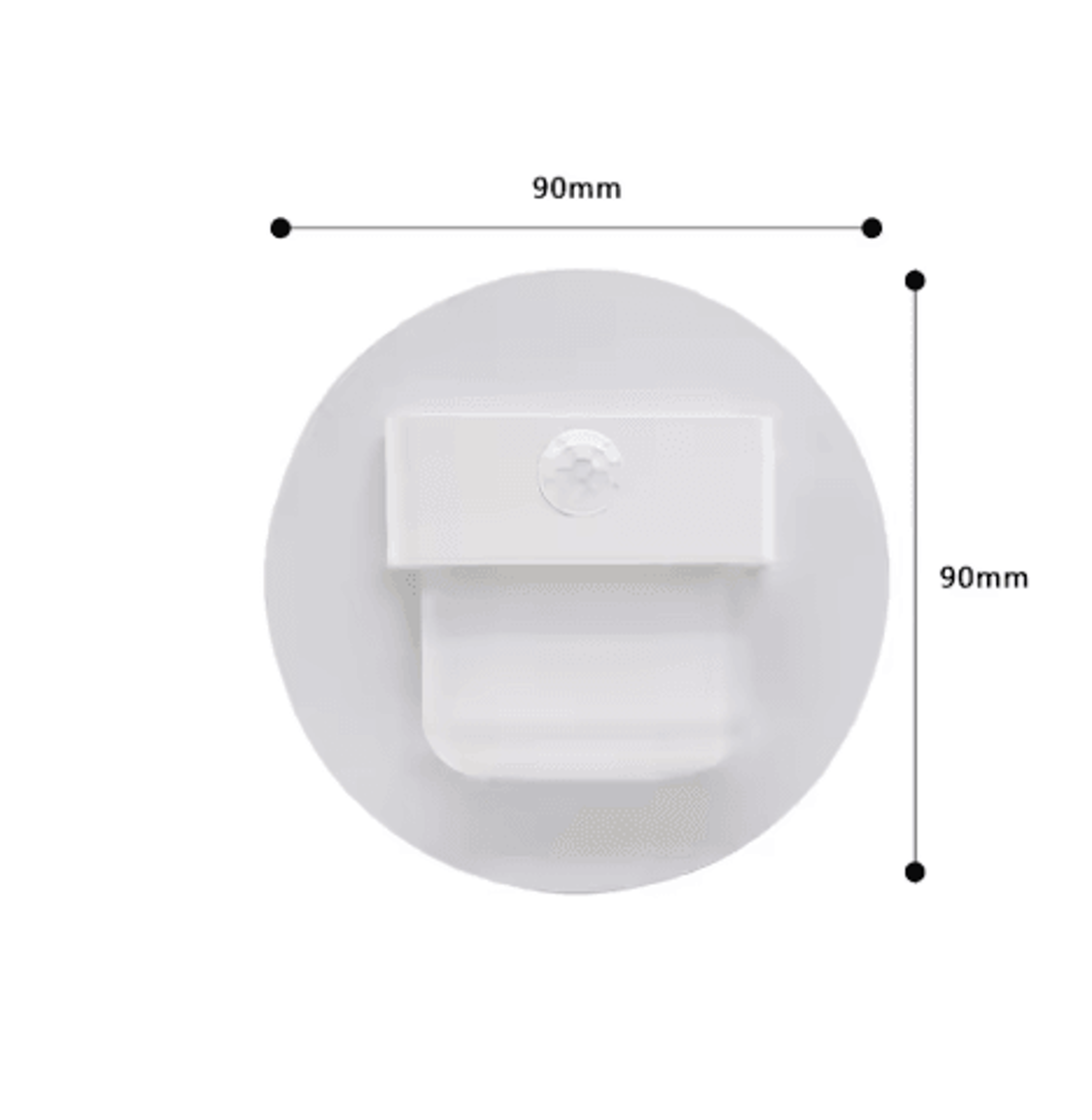 Recessed LED Stair Light  Motion Sensor Wall Lamp With Mounting Box 7