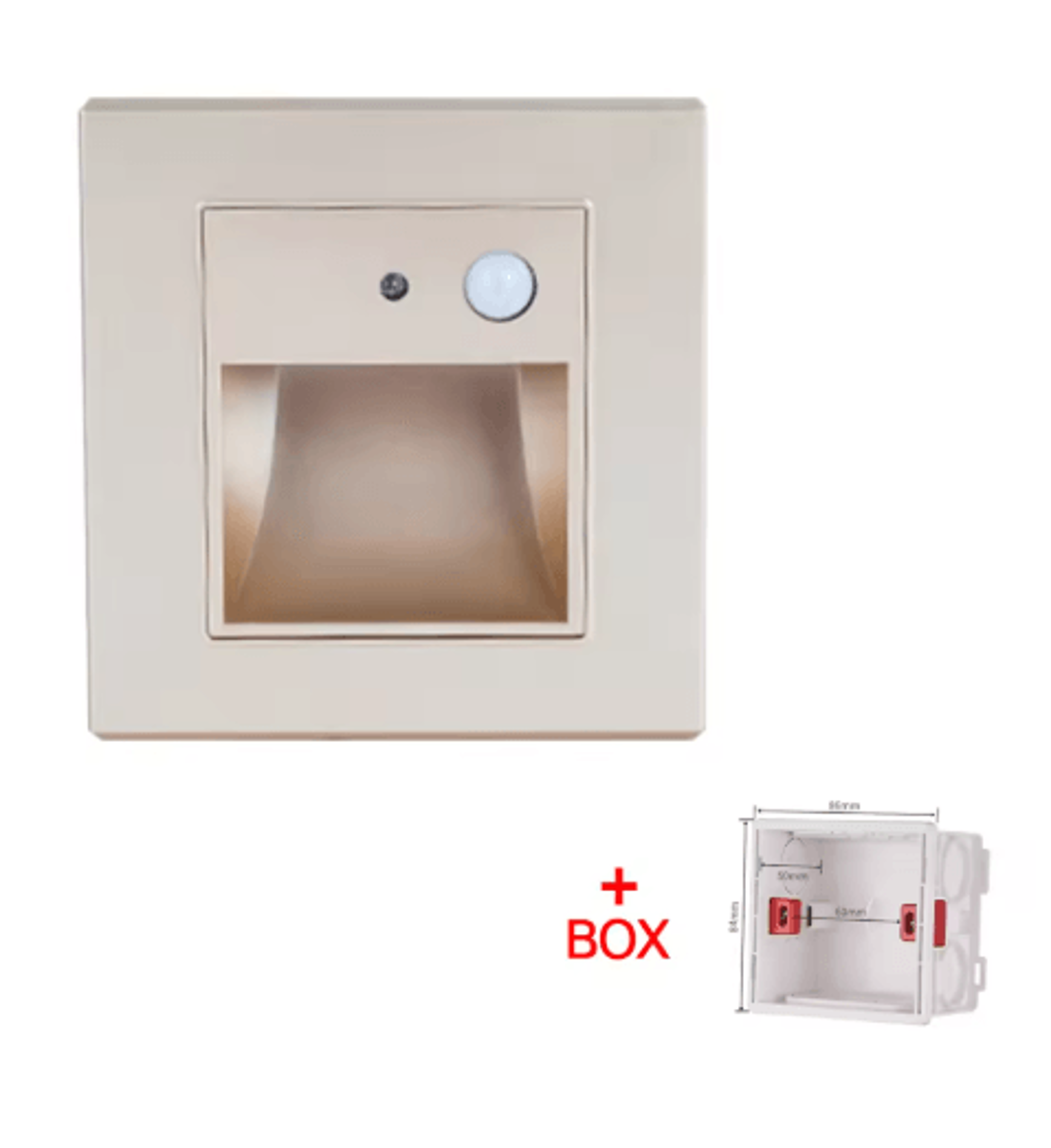 LED Motion Sensor Stair Light  Recessed Wall Night Lamp For Indoor Lighting 1