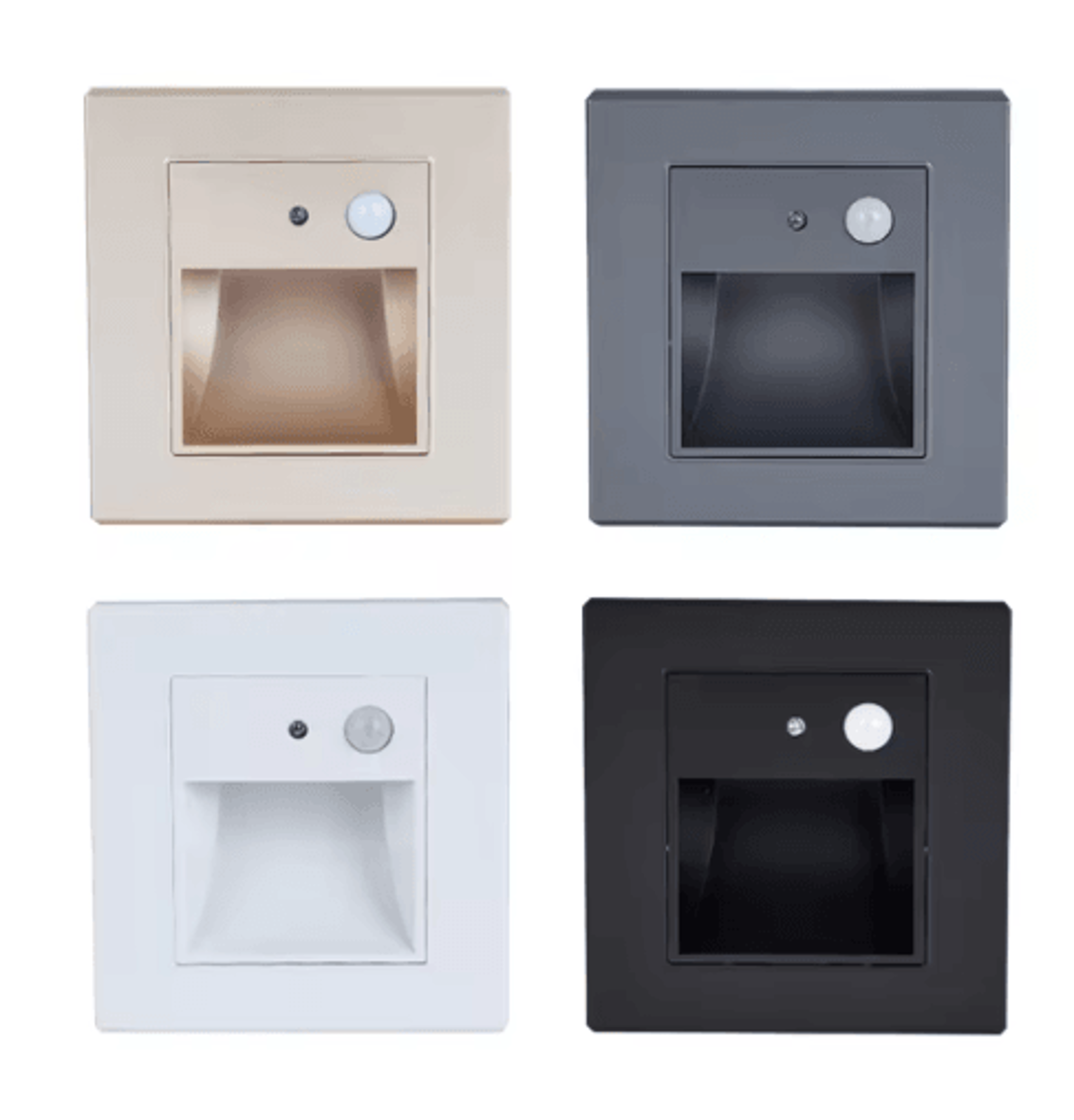 LED Motion Sensor Stair Light  Recessed Wall Night Lamp For Indoor Lighting 0
