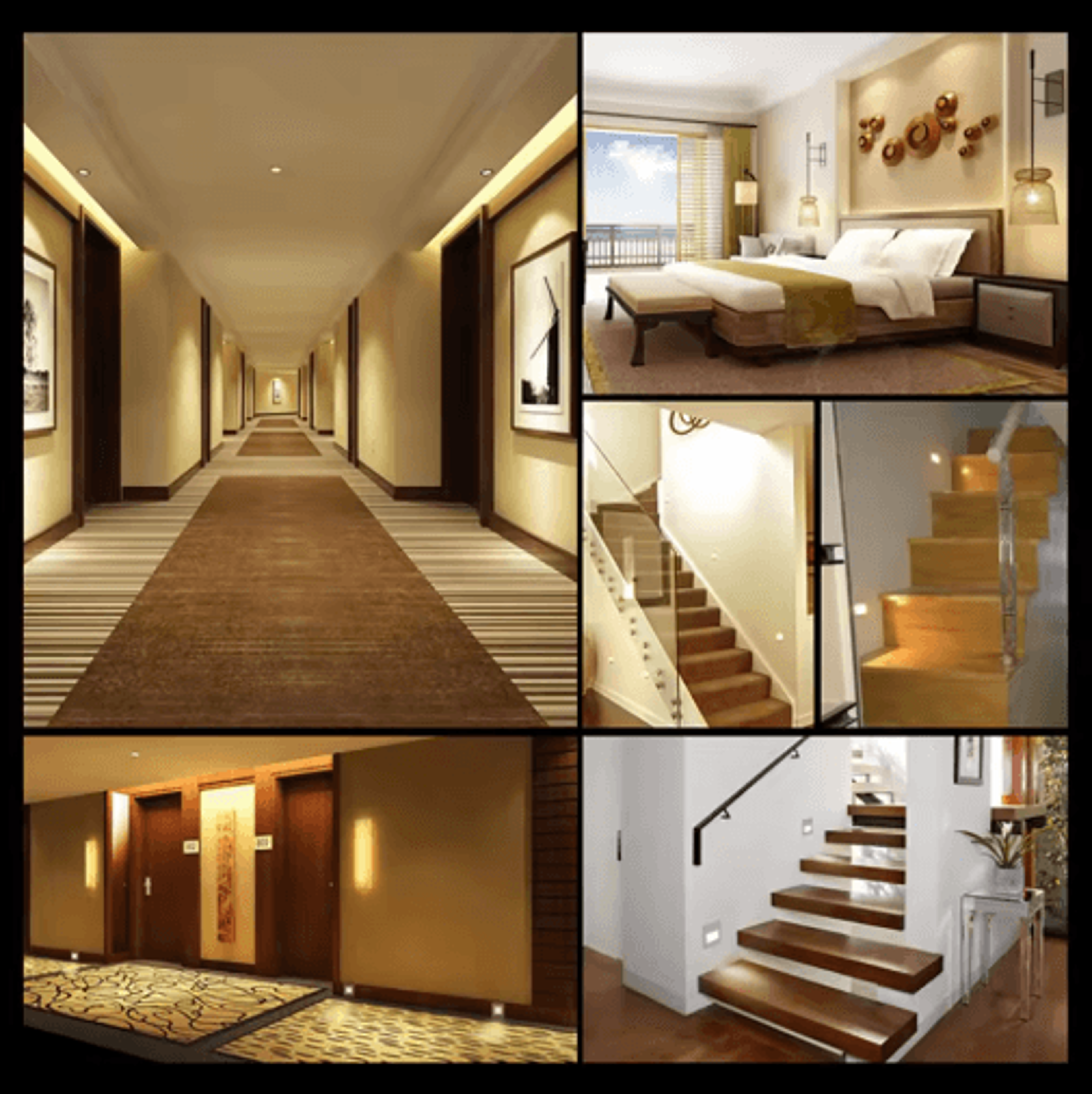 LED Motion Sensor Night Light  Recessed Stair Wall Lamp AC85285V 9