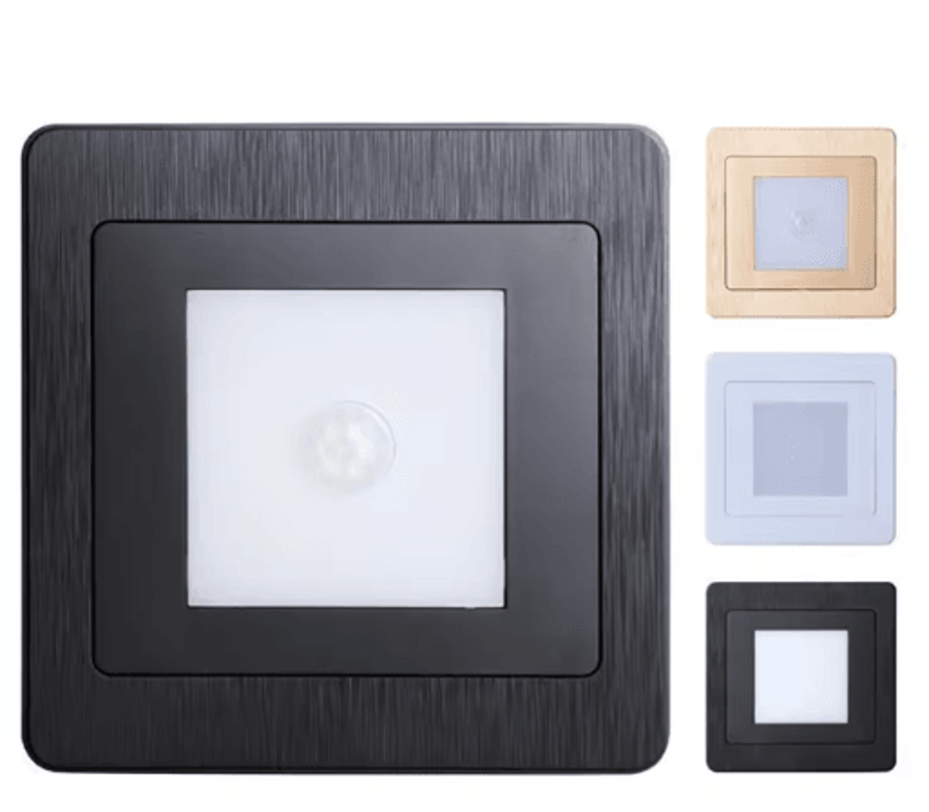 LED Motion Sensor Night Light  Recessed Stair Wall Lamp AC85285V 0