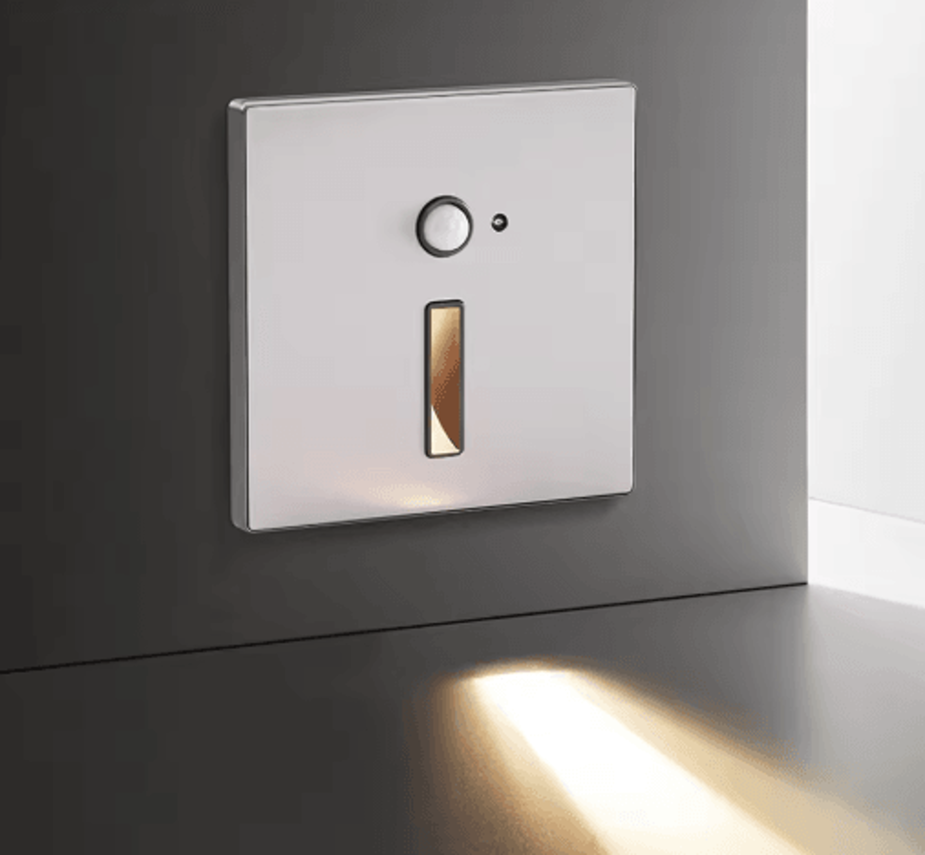 LED Motion Sensor Stair Light  Recessed Automatic Wall Night Lamp 0