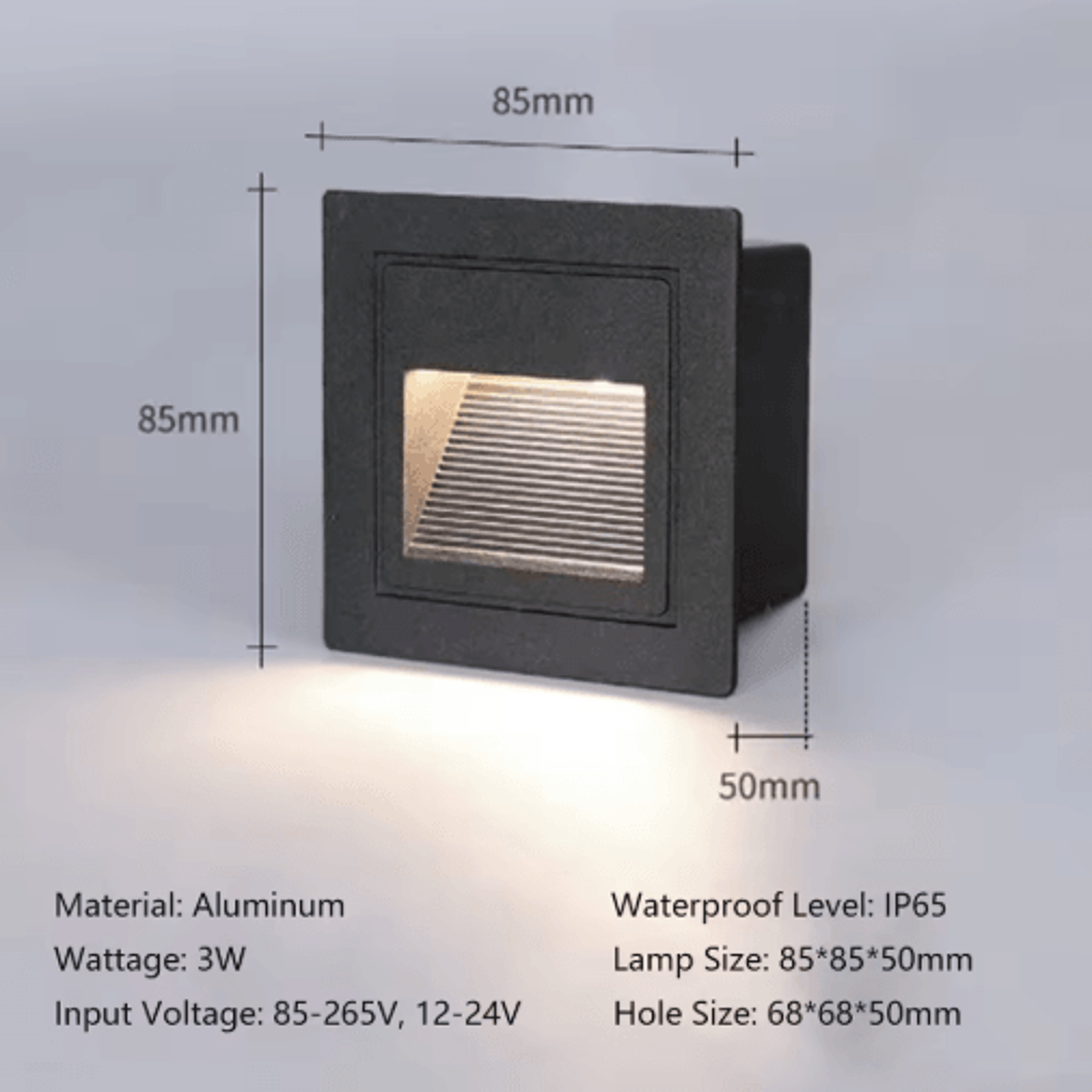 IP65 Waterproof Outdoor Stair Light  12V220V LED Wall Lamp 9