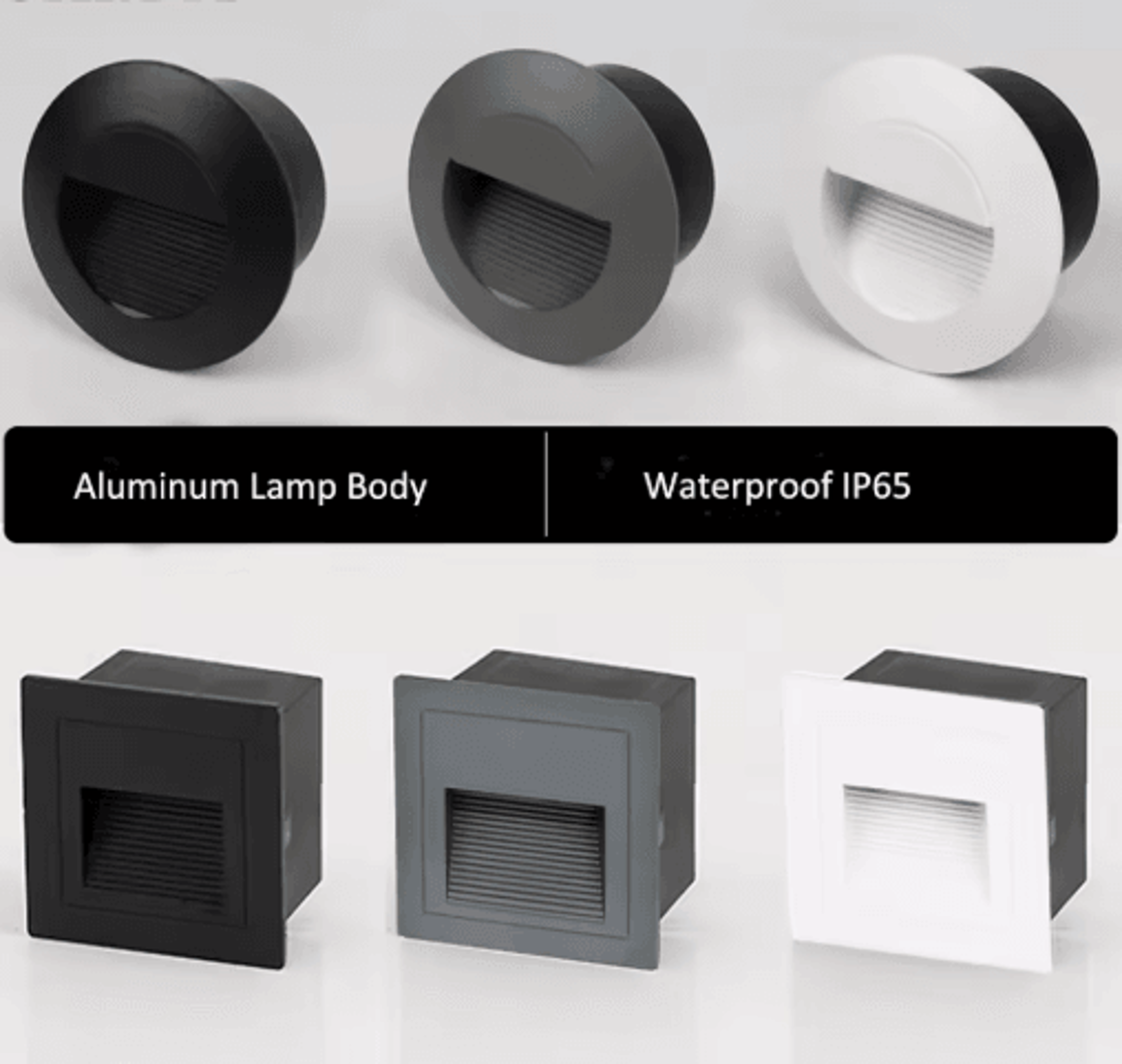 IP65 Waterproof Outdoor Stair Light  12V220V LED Wall Lamp 15