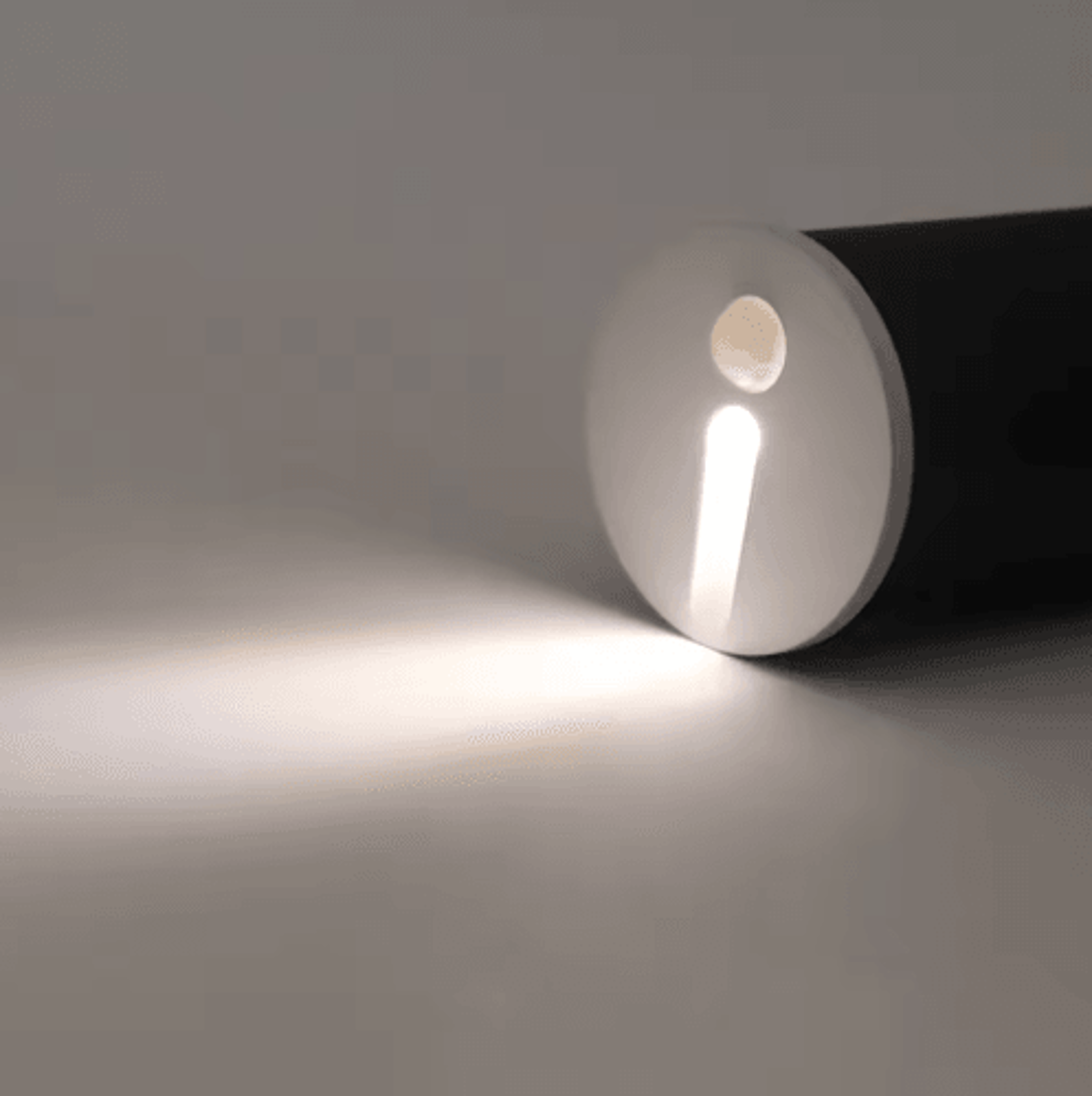 55mm LED Motion Sensor Step Light  Round Staircase Wall Lamp 16