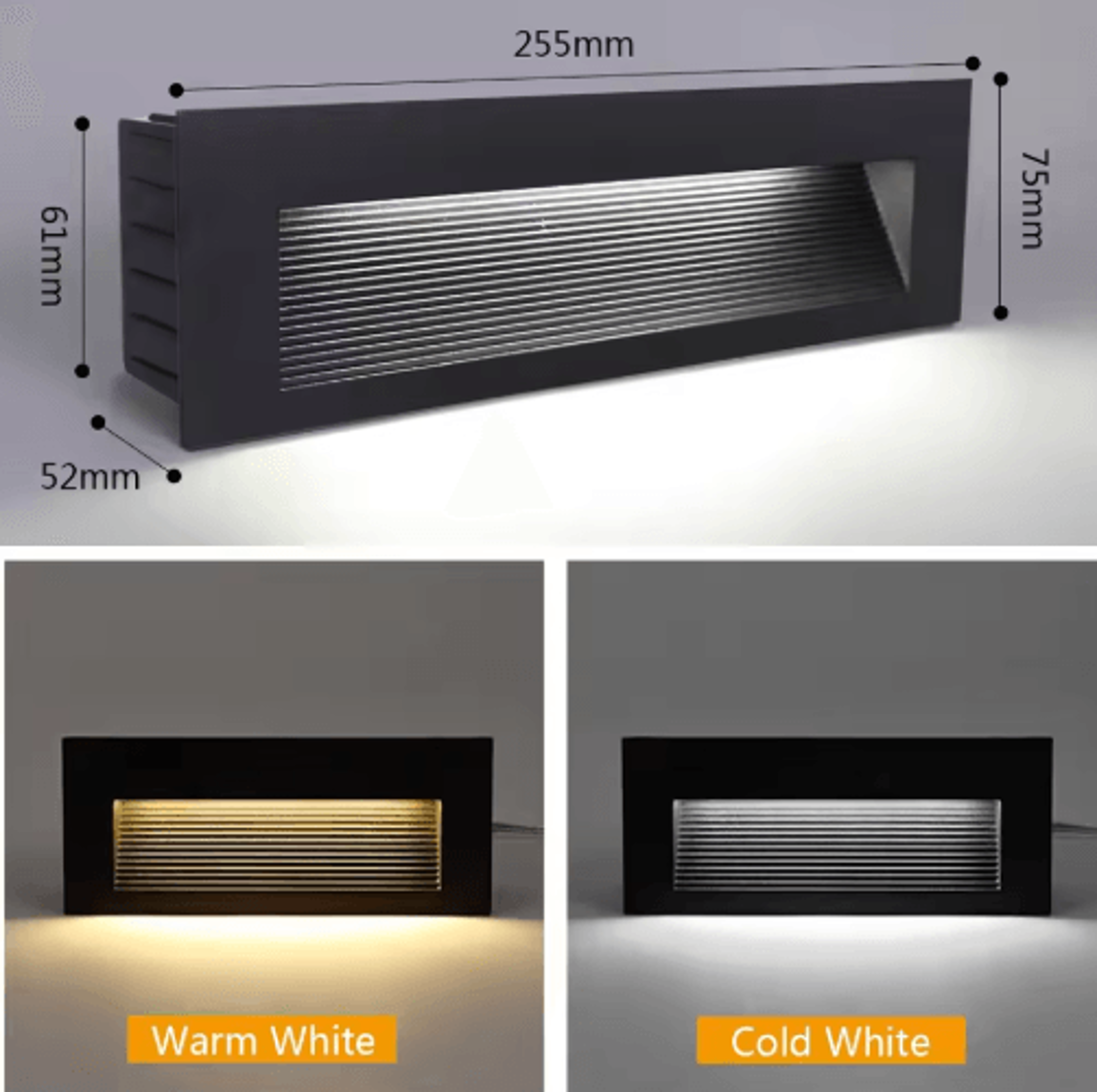 Waterproof Outdoor LED Stair Light  Large Wall Sconce 12V24V110V220V 7