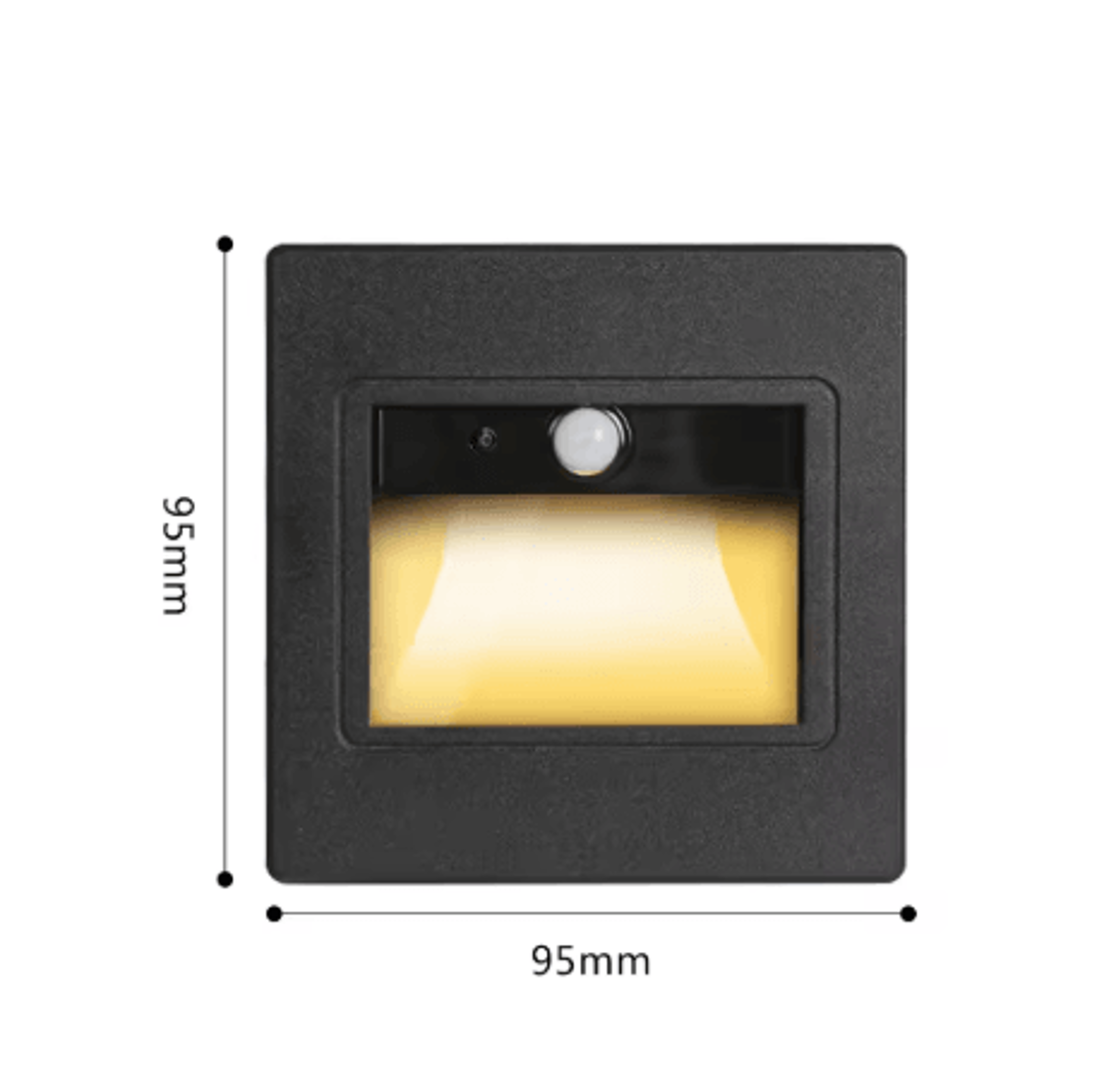 LED PIR Motion Sensor Stair Light  Recessed Smart Indoor Wall Lamp 3