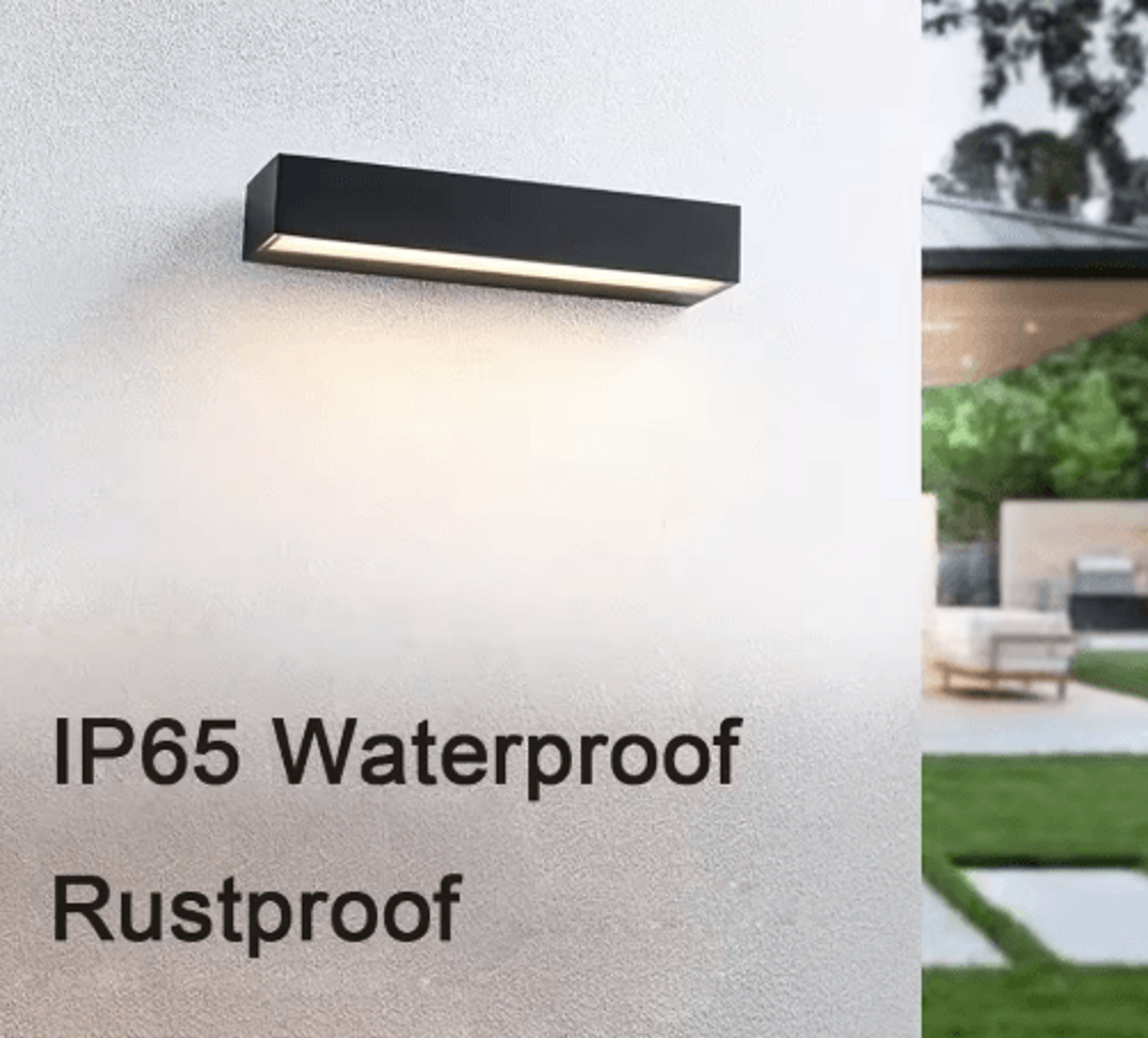 IP65 Waterproof Outdoor Wall Light  Modern Exterior Sconce For Porch  Garden 0