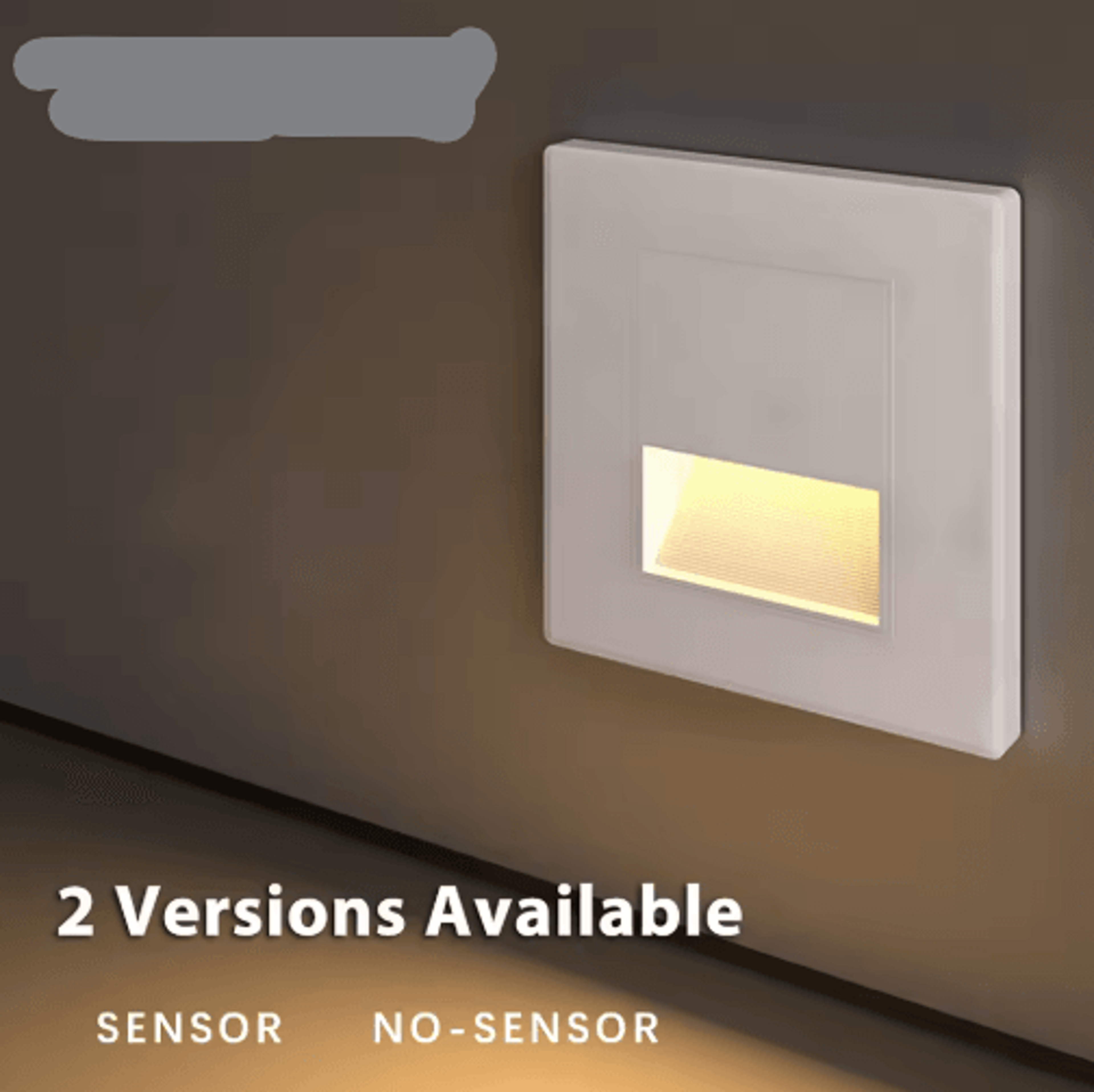 LED Radar Motion Sensor Stair Light  Recessed Indoor Wall Night Lamp 0
