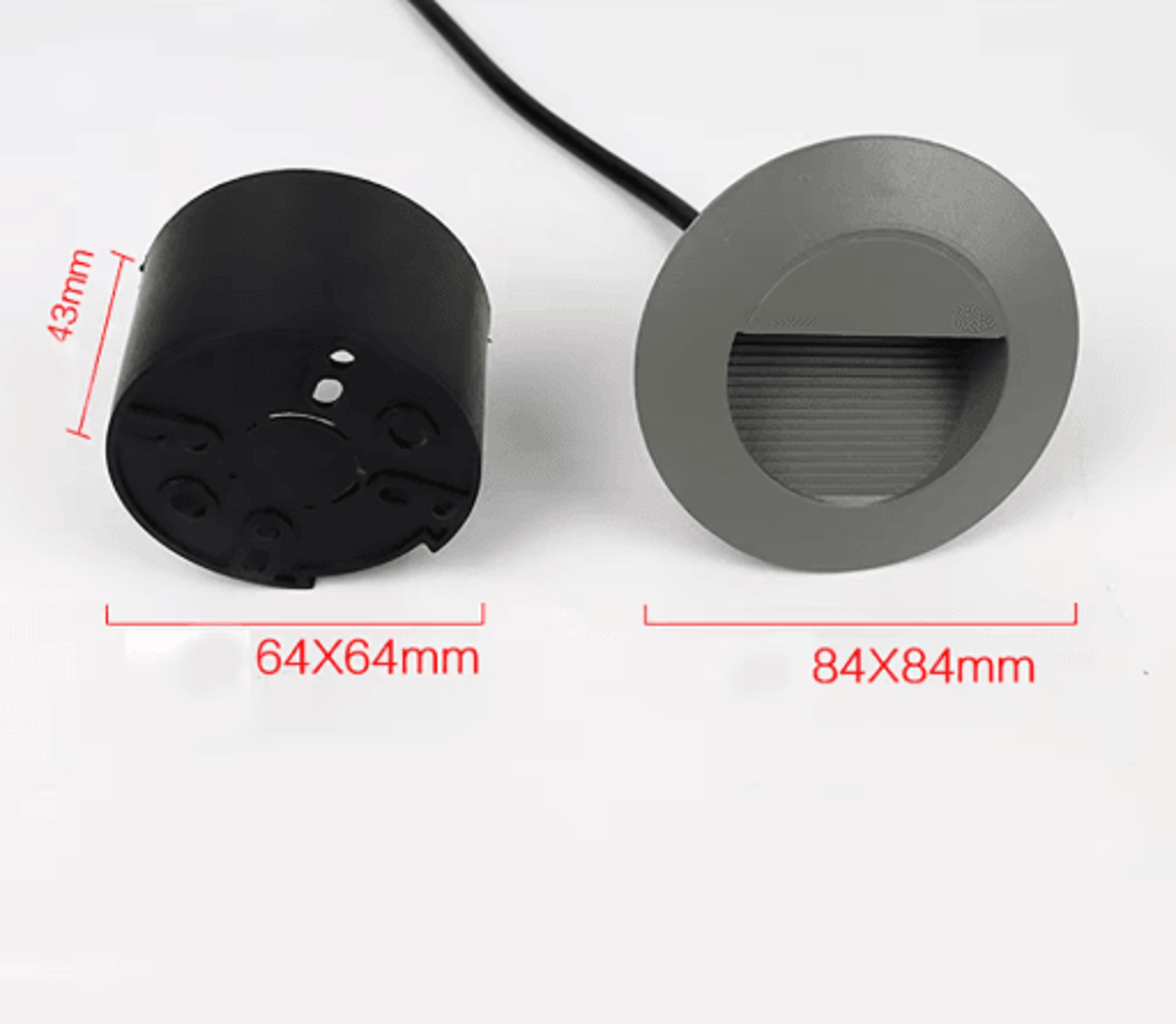 3W IP65 Waterproof LED Stair Light  Round Outdoor Wall Lamp 7