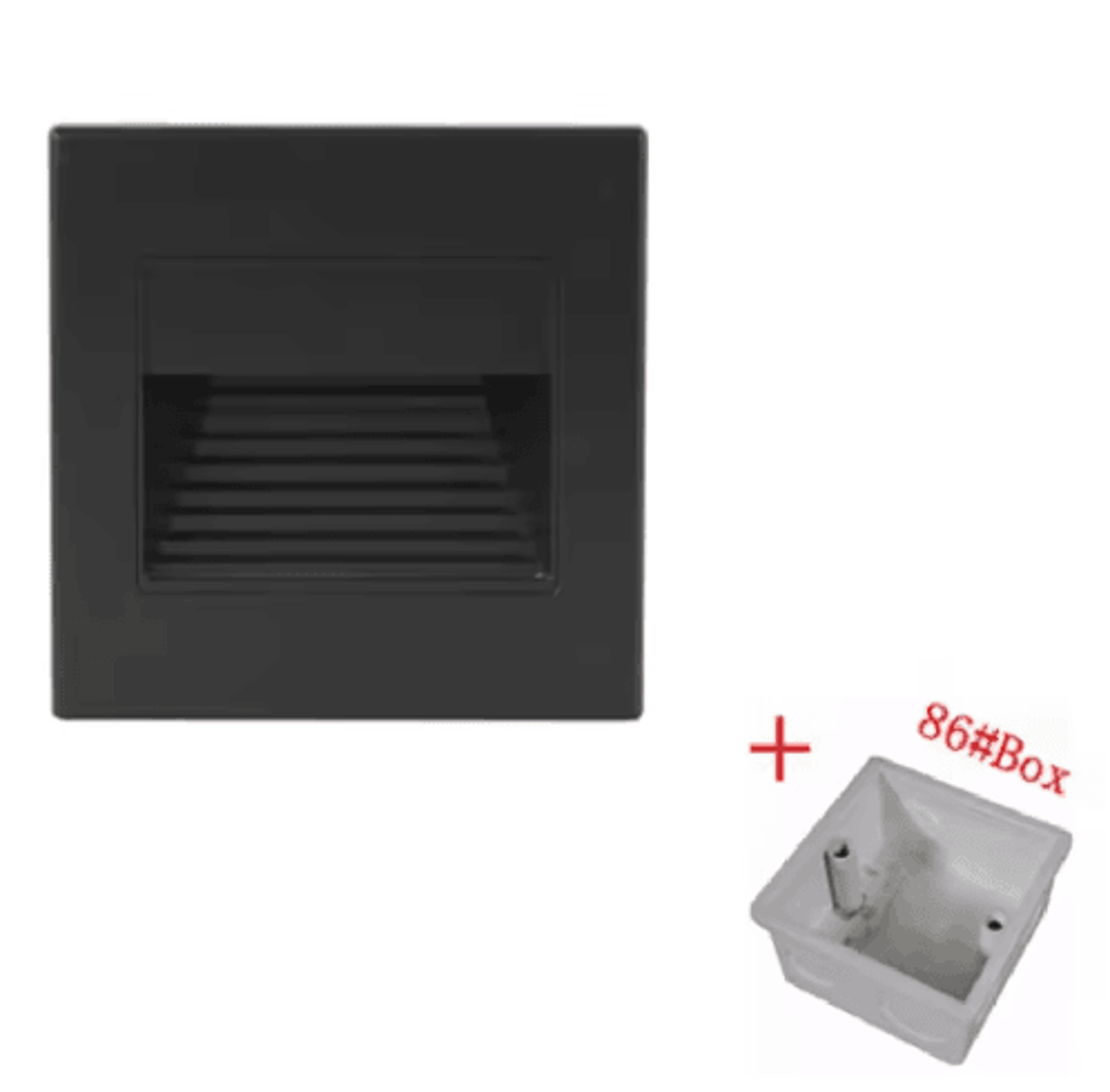 LED Recessed Stair Light  White Indoor Wall Night Lamp 110V220V 1