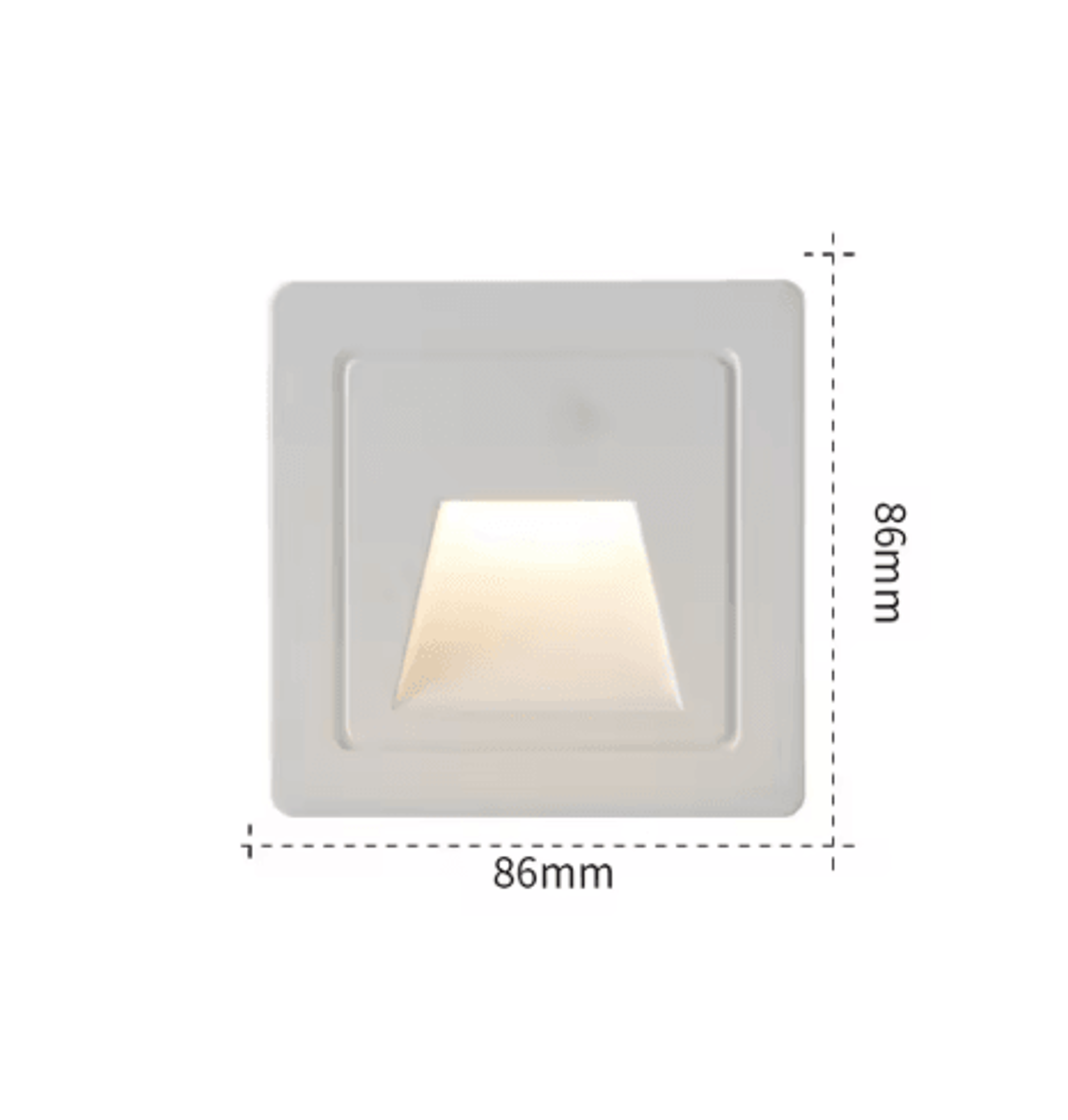 3W IP65 LED Motion Sensor Stair Light  Waterproof Outdoor Step  Wall Lamp 2