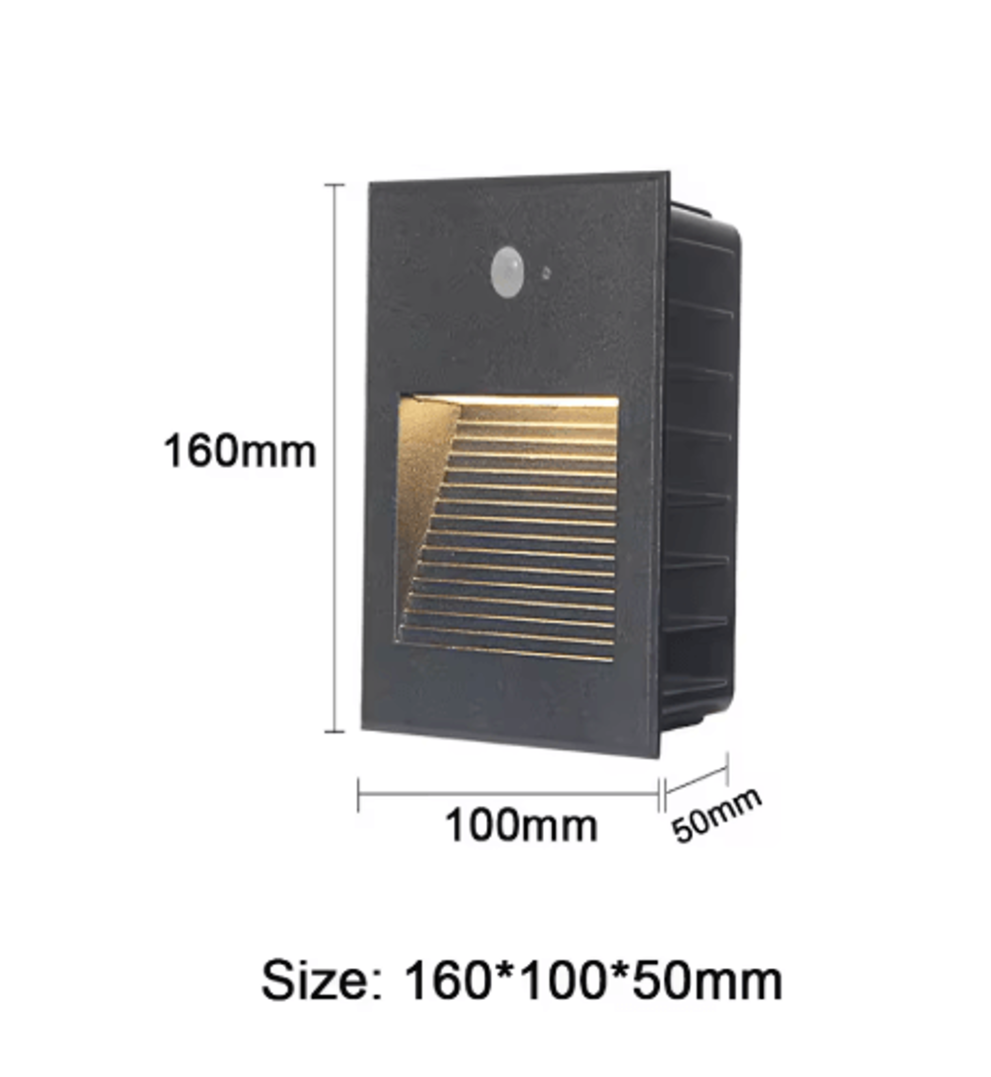 Waterproof Motion Sensor Wall Light  Outdoor LED Stair  Step Lamp 1