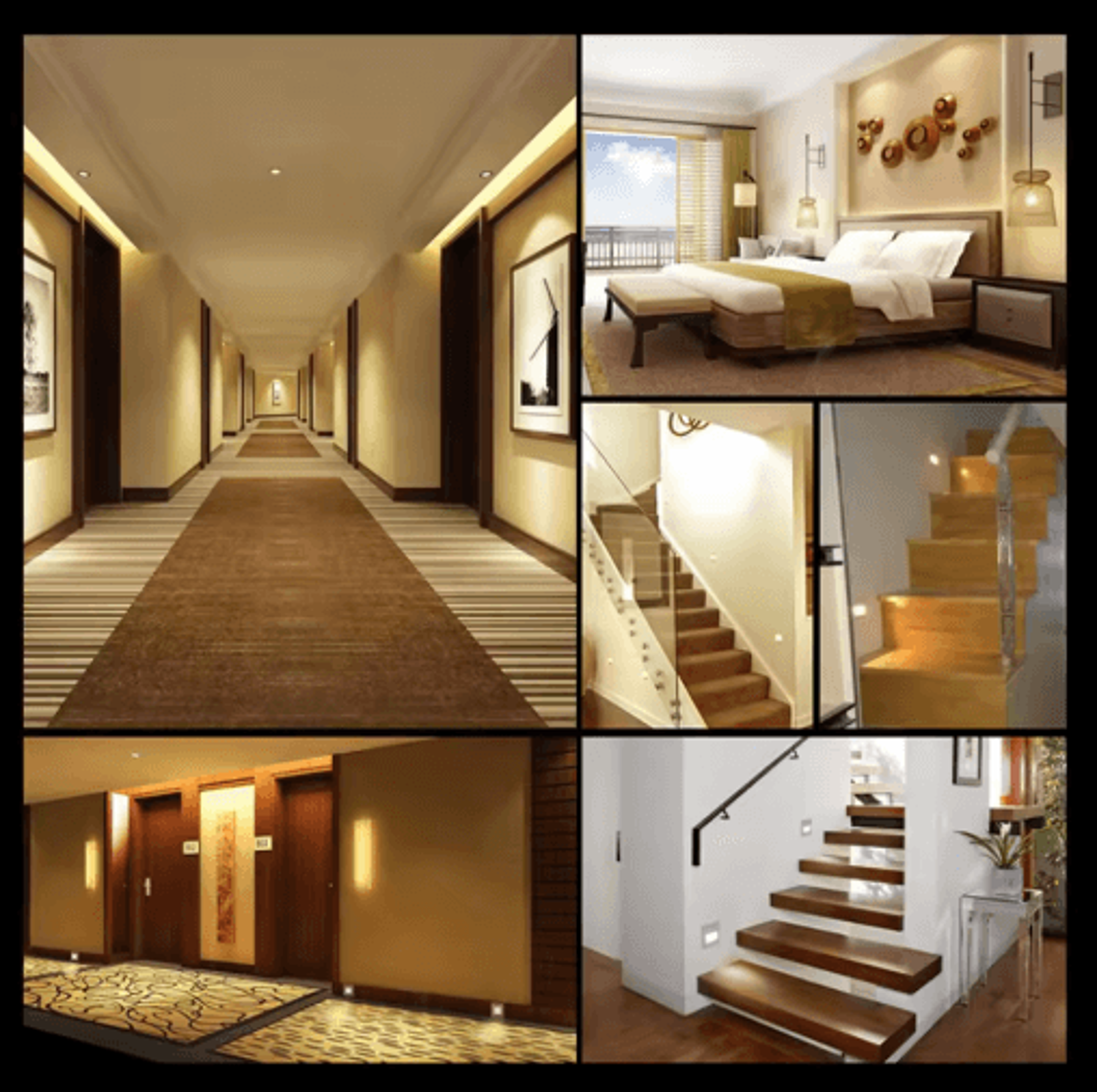 Round LED Motion Sensor Stair Light  Recessed Wall Night Lamp 10
