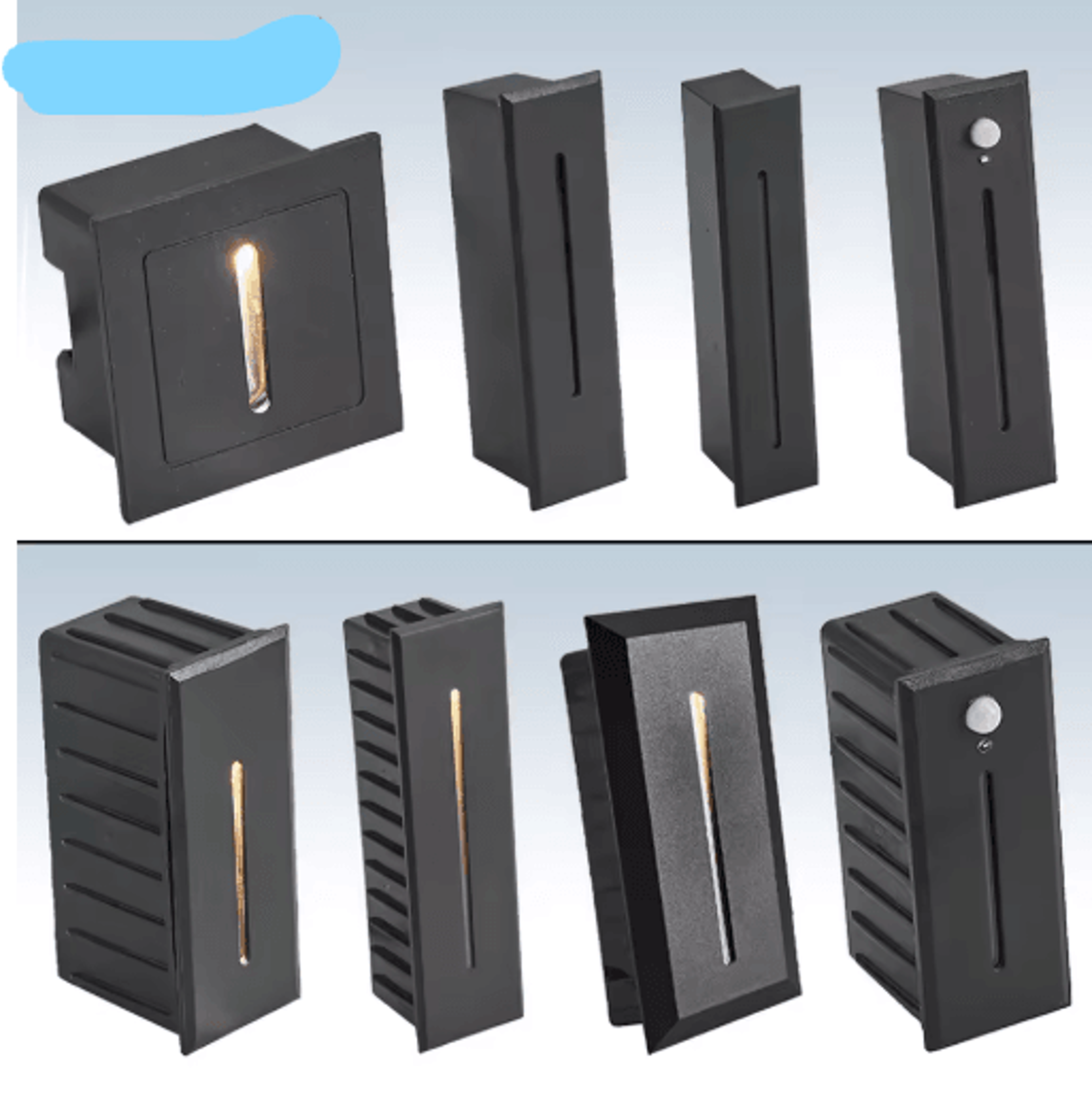 Waterproof Recessed LED Step Light 12V 6to 220V Outdoor Stair  Wall Lamp 11