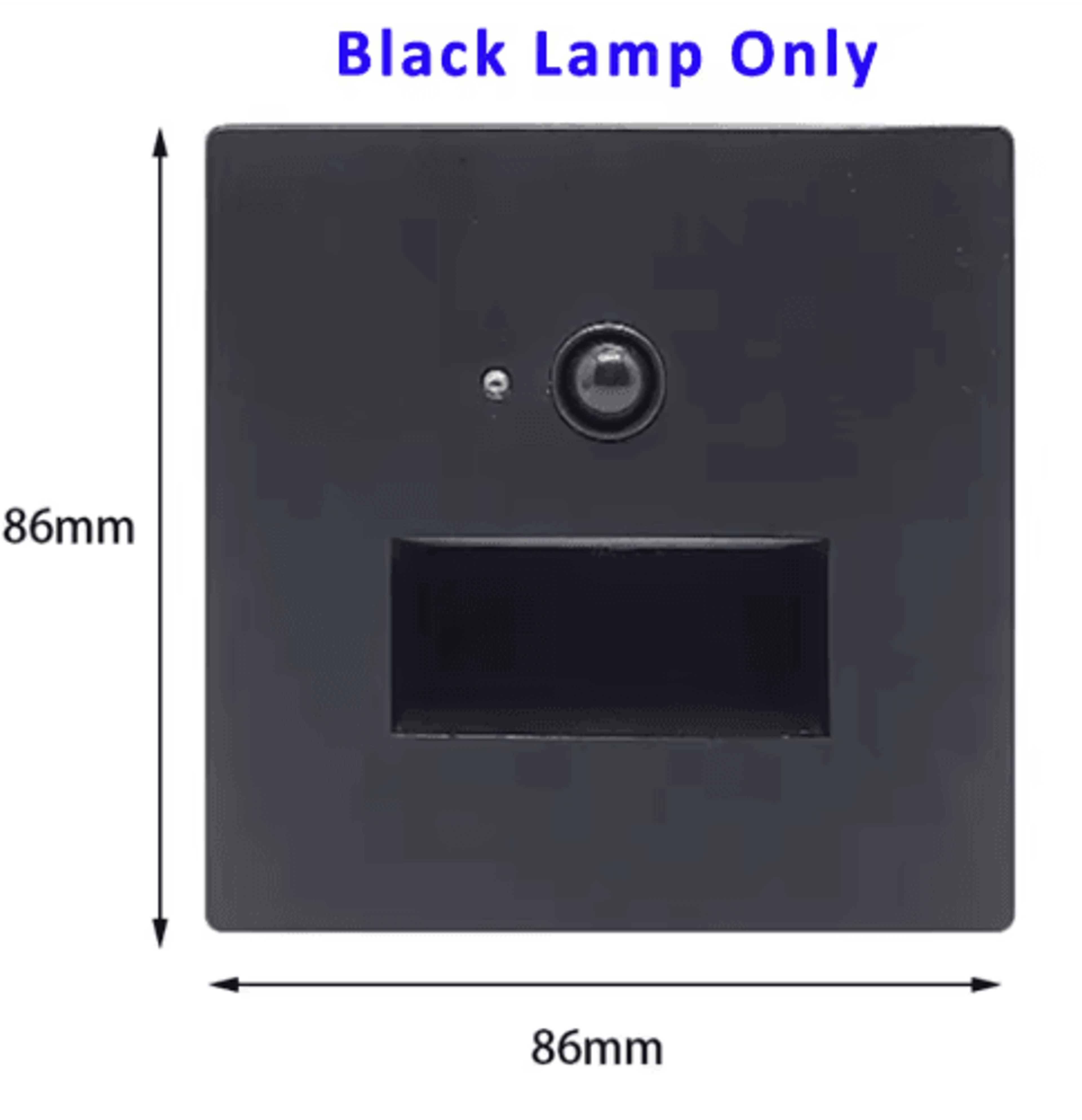 LED Motion Sensor Stair Light  220V Recessed Wall Lamp For EU Round Box 1