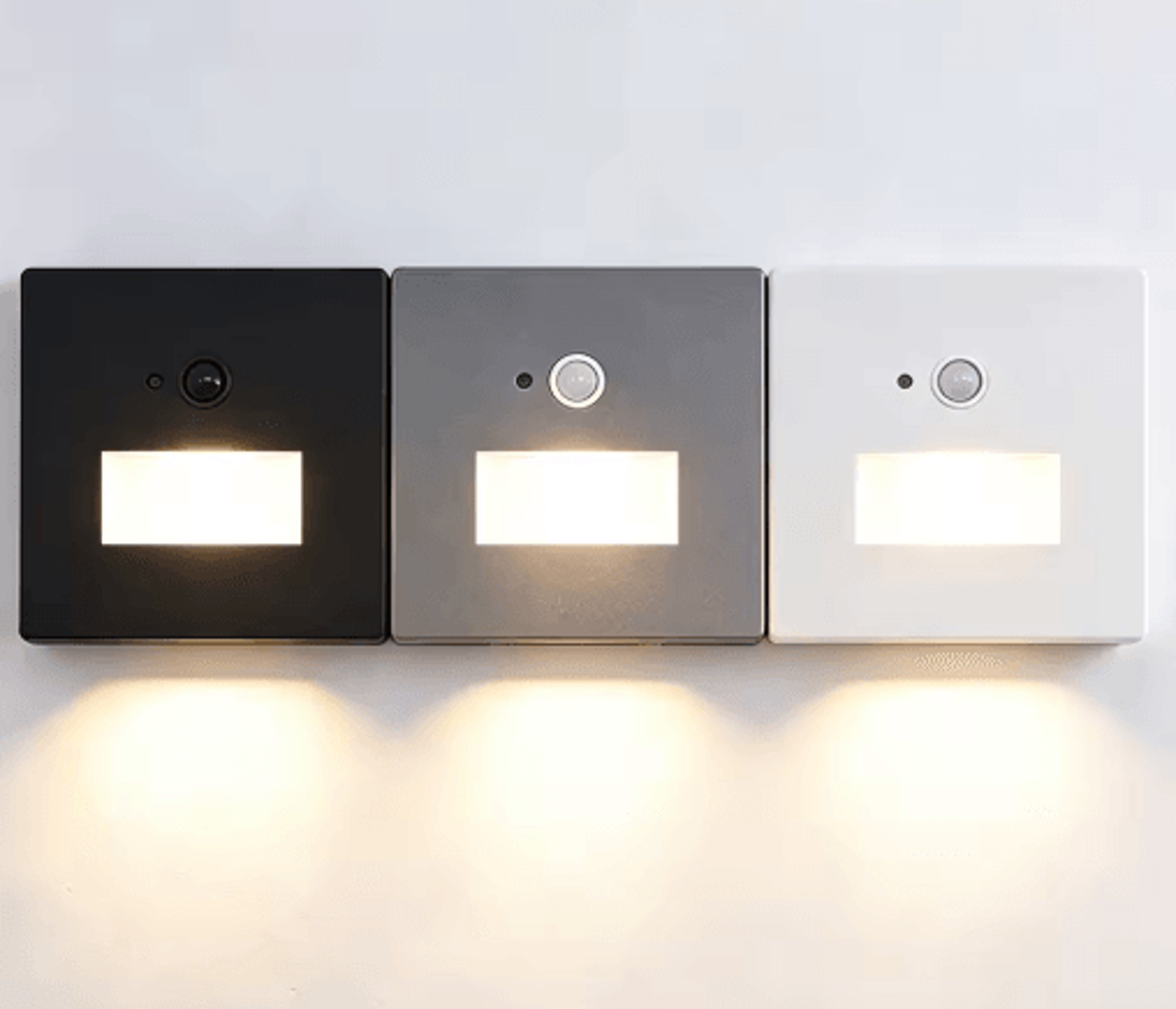 LED Motion Sensor Stair Light  220V Recessed Wall Lamp For EU Round Box 0