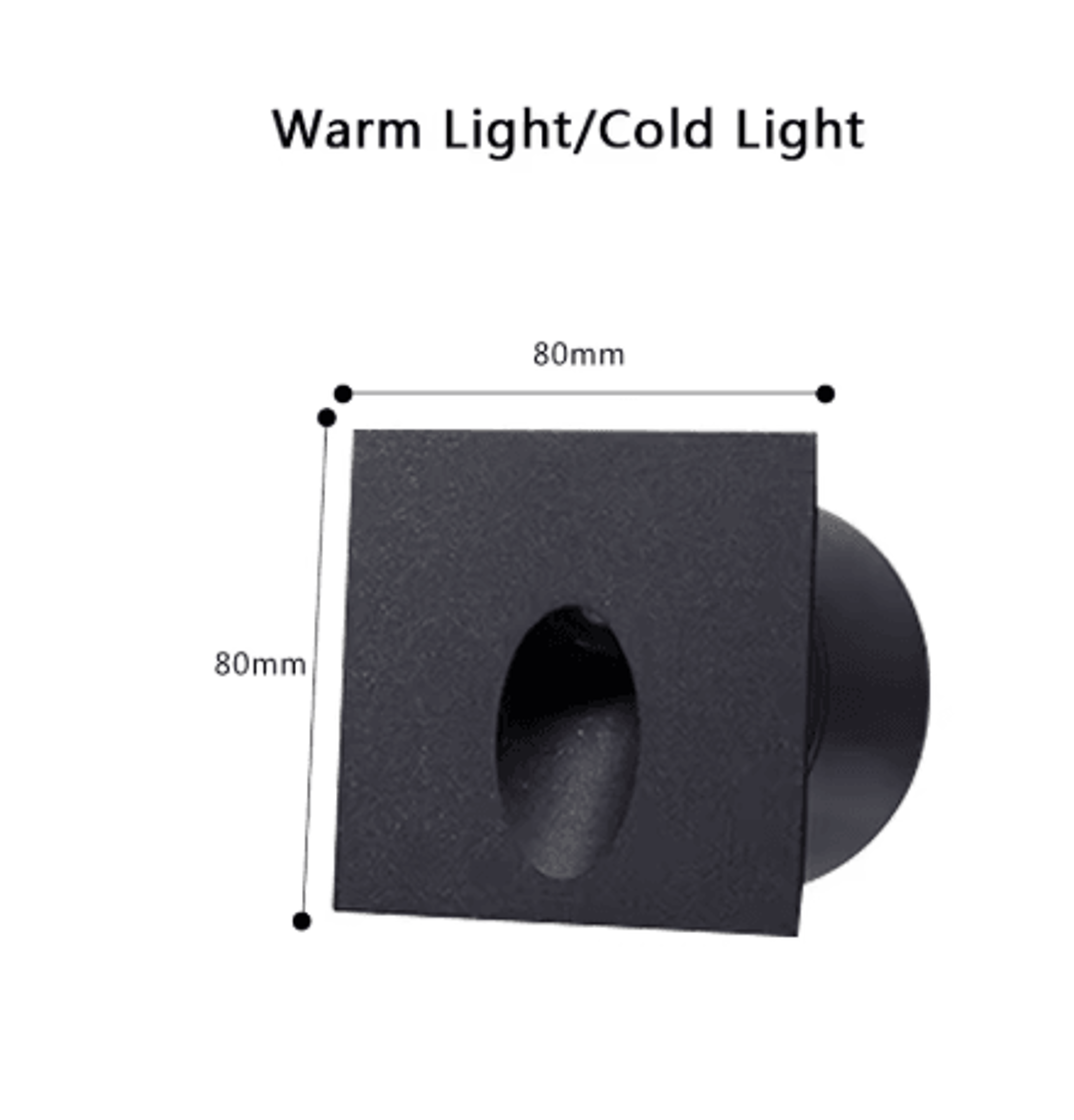 Waterproof Outdoor Recessed Wall Light  L140L180 LED Stair  Step Lamp 5