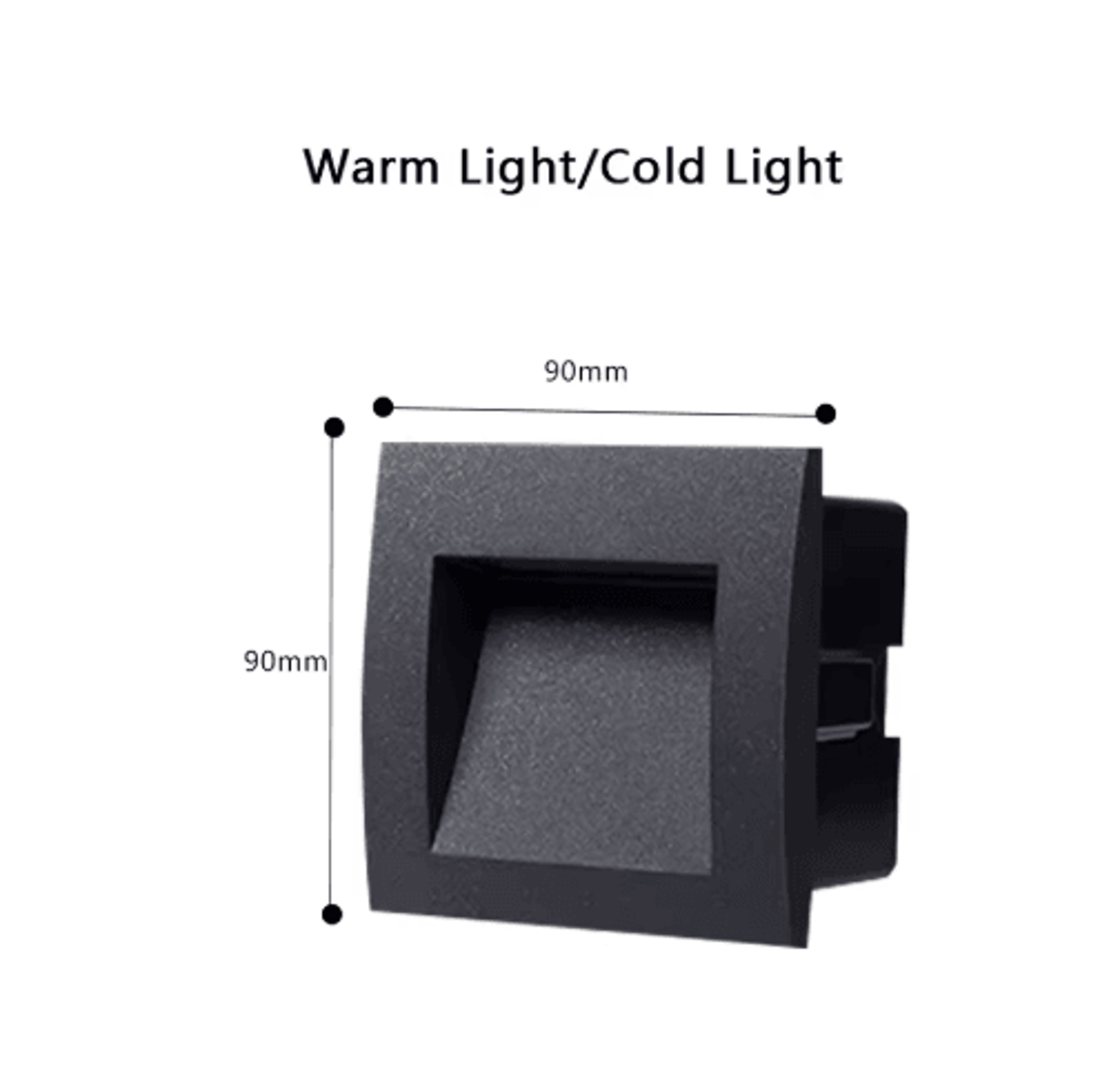 Waterproof Outdoor Recessed Wall Light  L140L180 LED Stair  Step Lamp 3