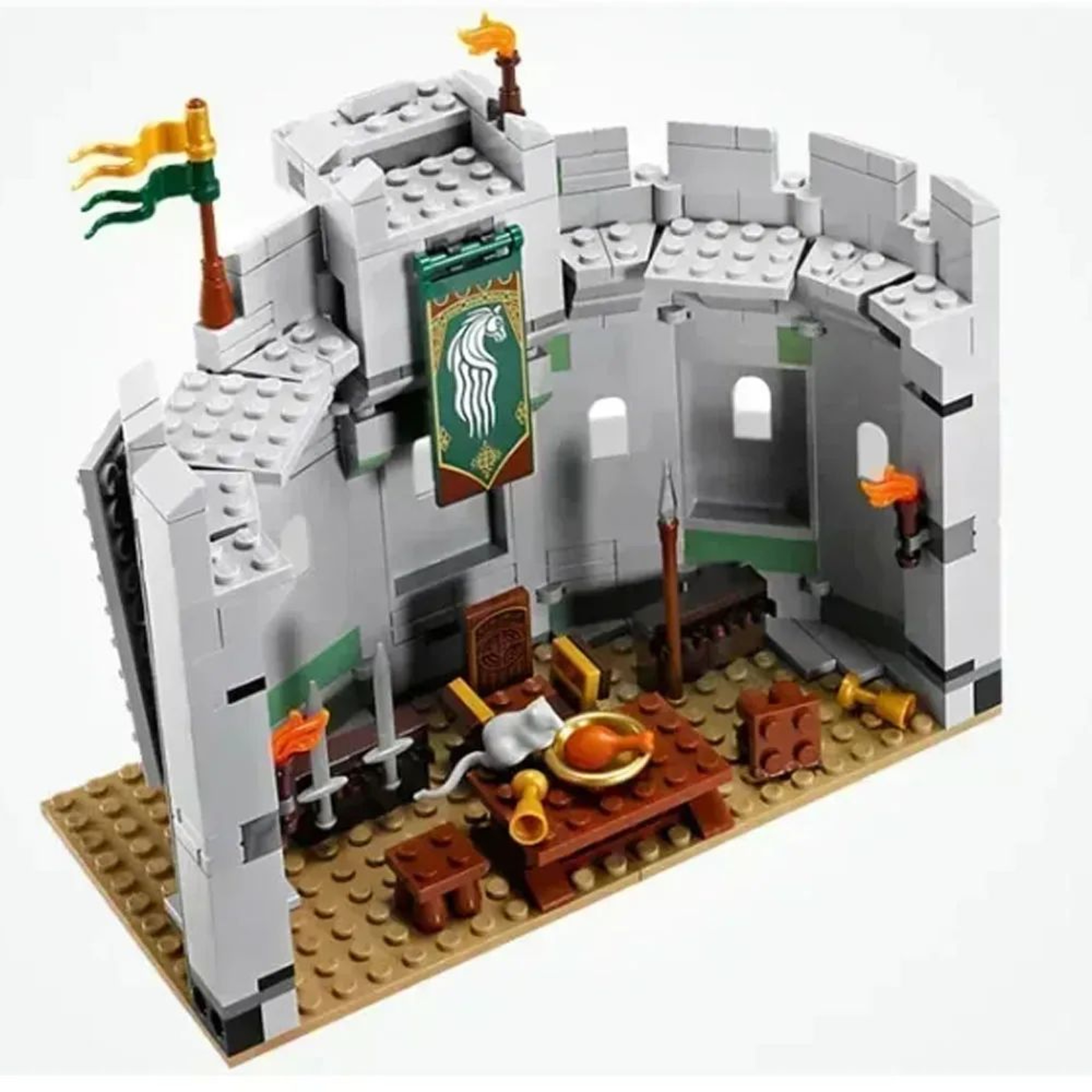 MOC Battle Of Helms Deep Fantasy Building Blocks Action Figure Model Set 0