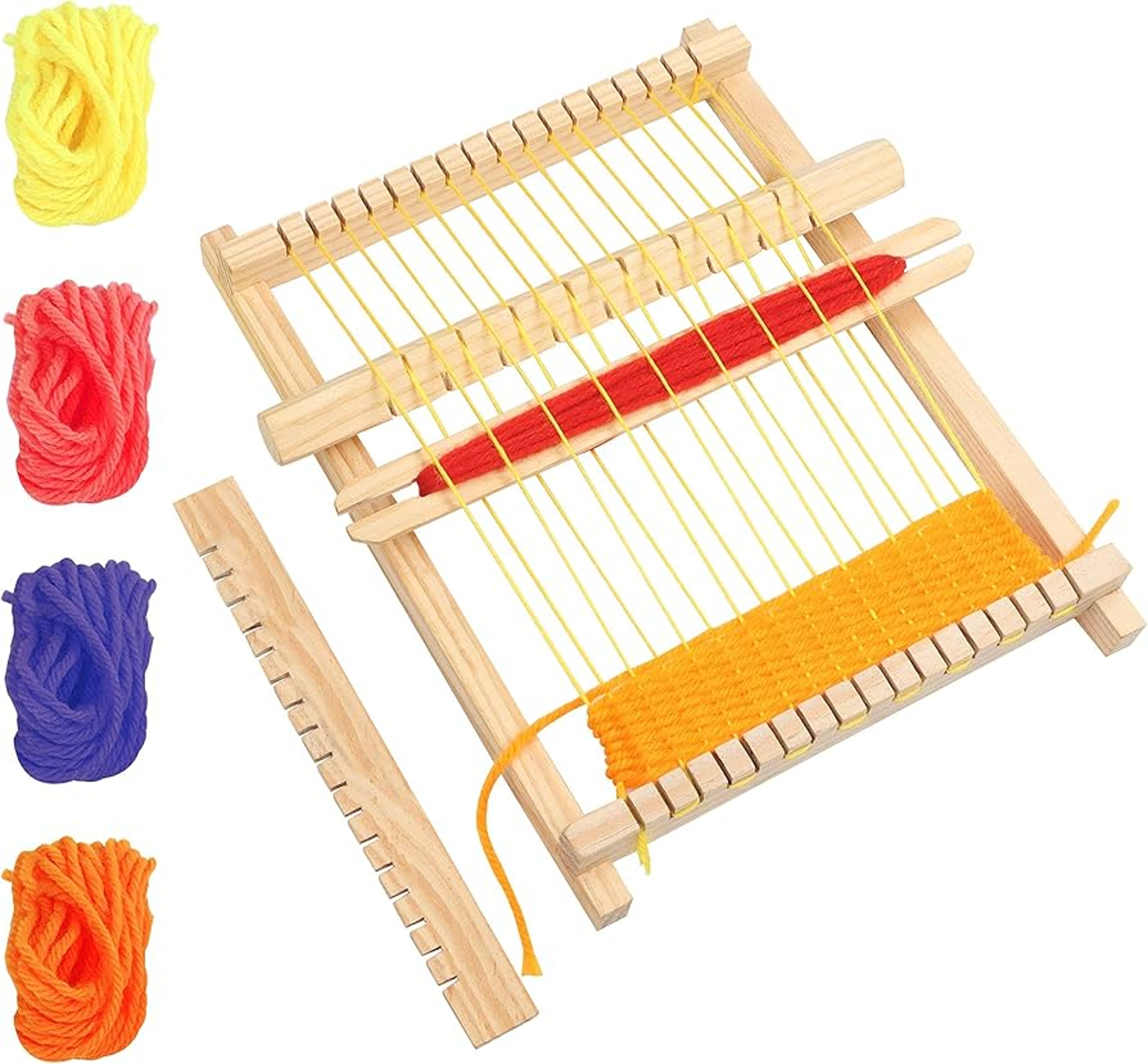 Wooden Weaving Loom Frame For Beginners And Kids 3