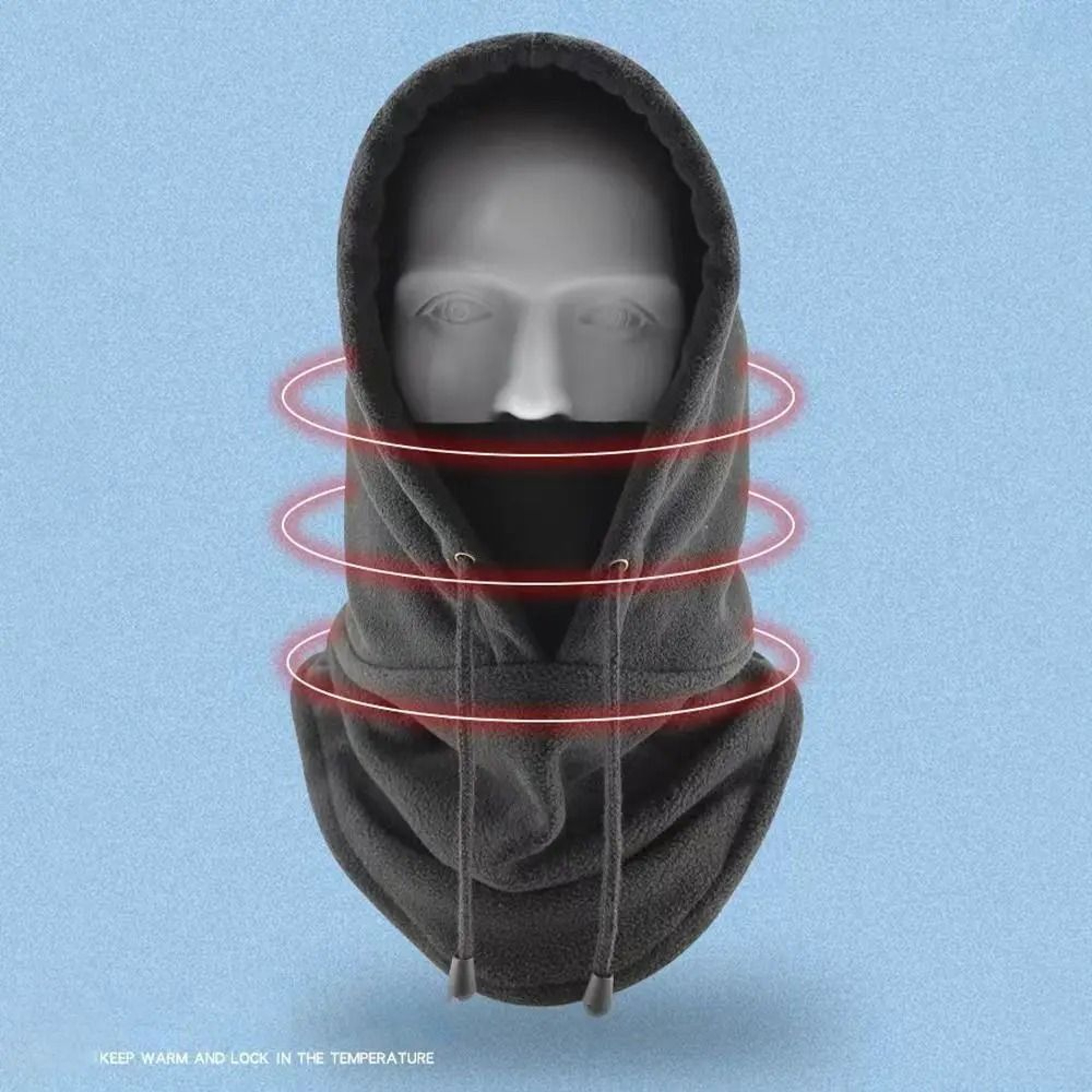 Unisex Polar Fleece Balaclava Windproof Winter Face Mask 11
