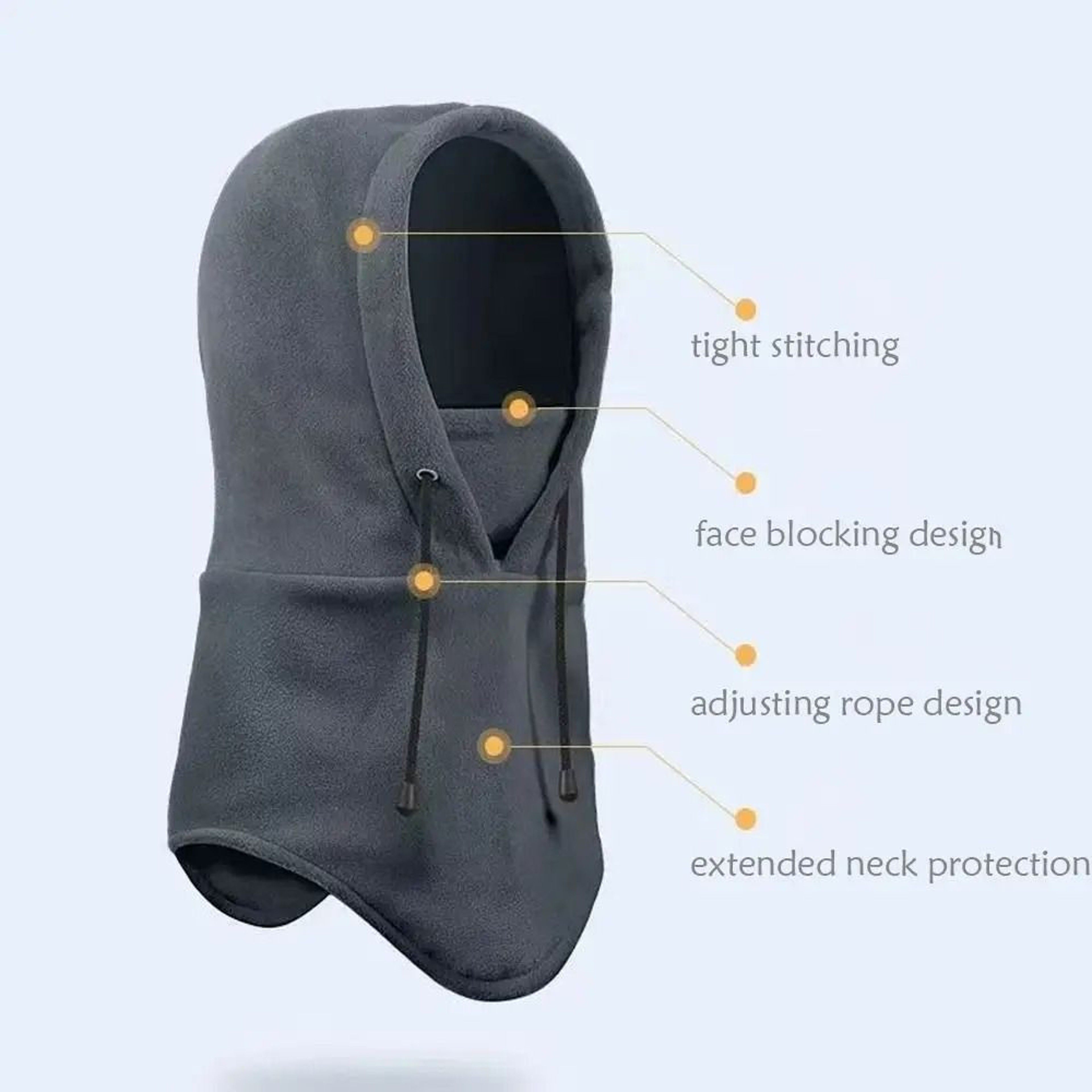 Unisex Polar Fleece Balaclava Windproof Winter Face Mask 2