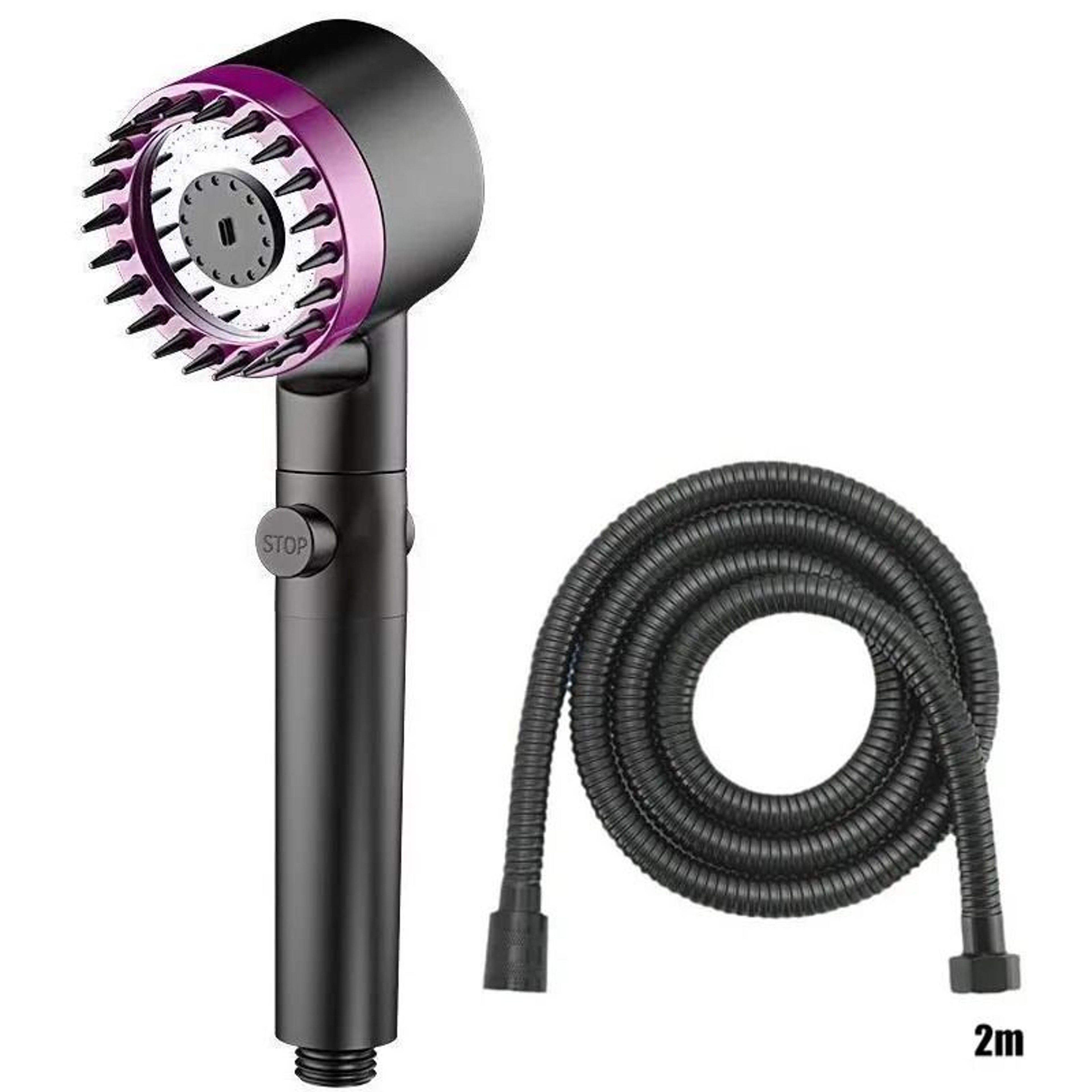 Filtered Shower Head With Four Spray Modes For Massage And Clean Water Flow 10
