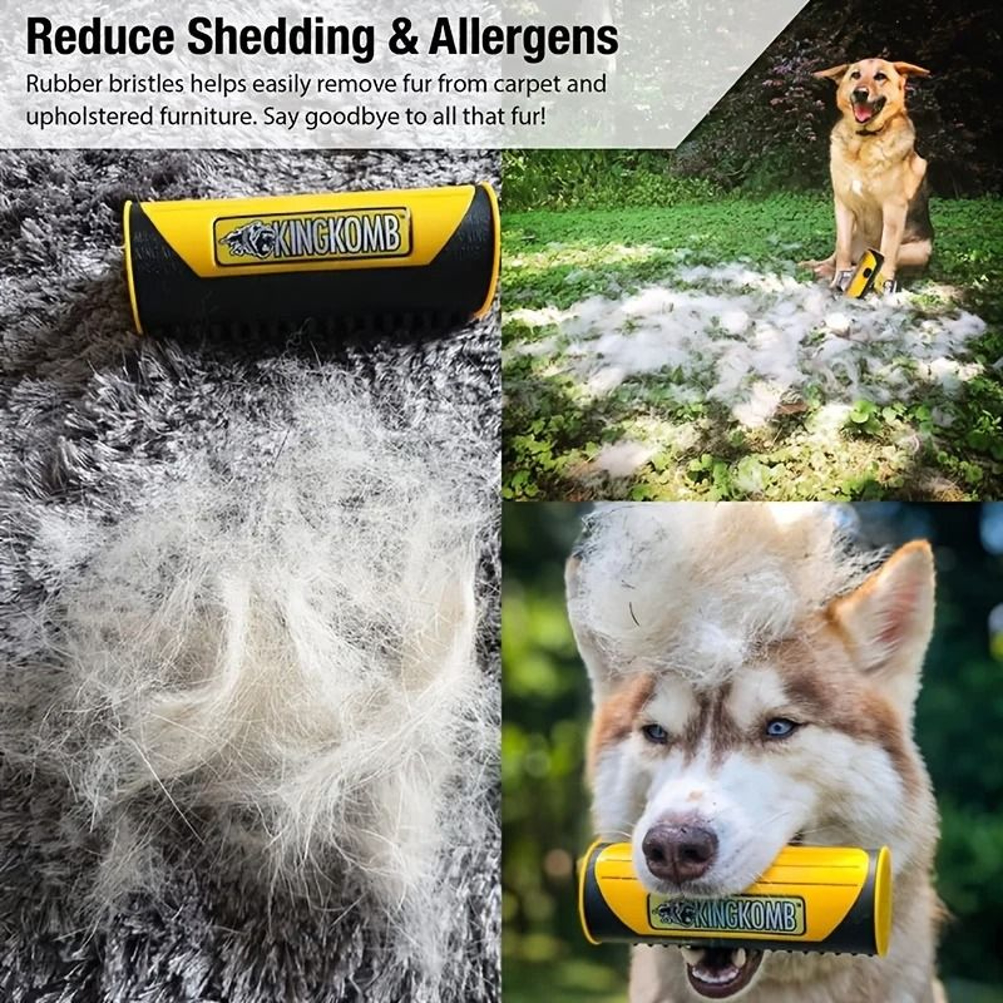 2 In 1 Stainless Steel Dog Brush And Hair Remover For Medium To Large Dogs 4