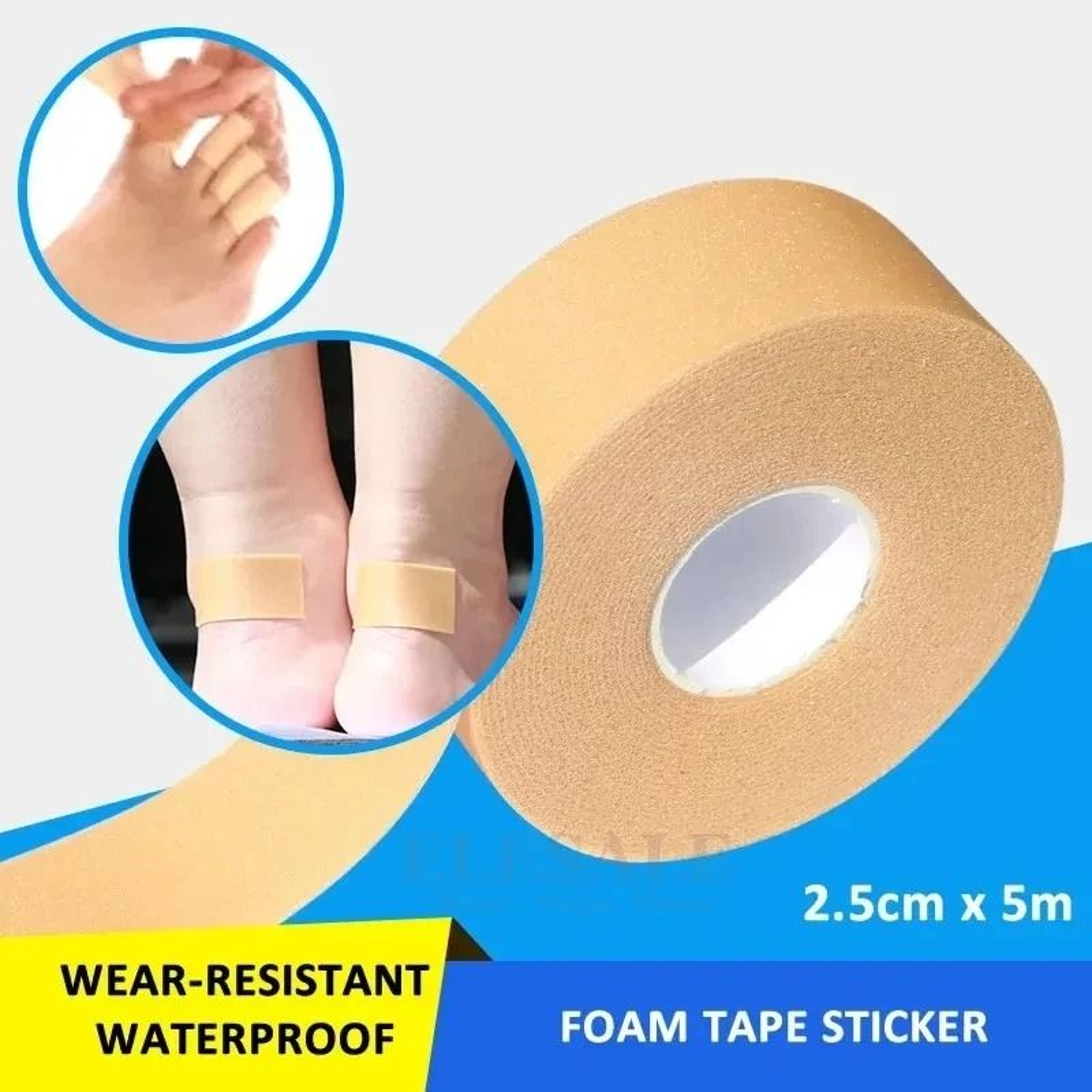 Elastic Waterproof Foam Tape Bandage For Sports Sprains And First Aid 5
