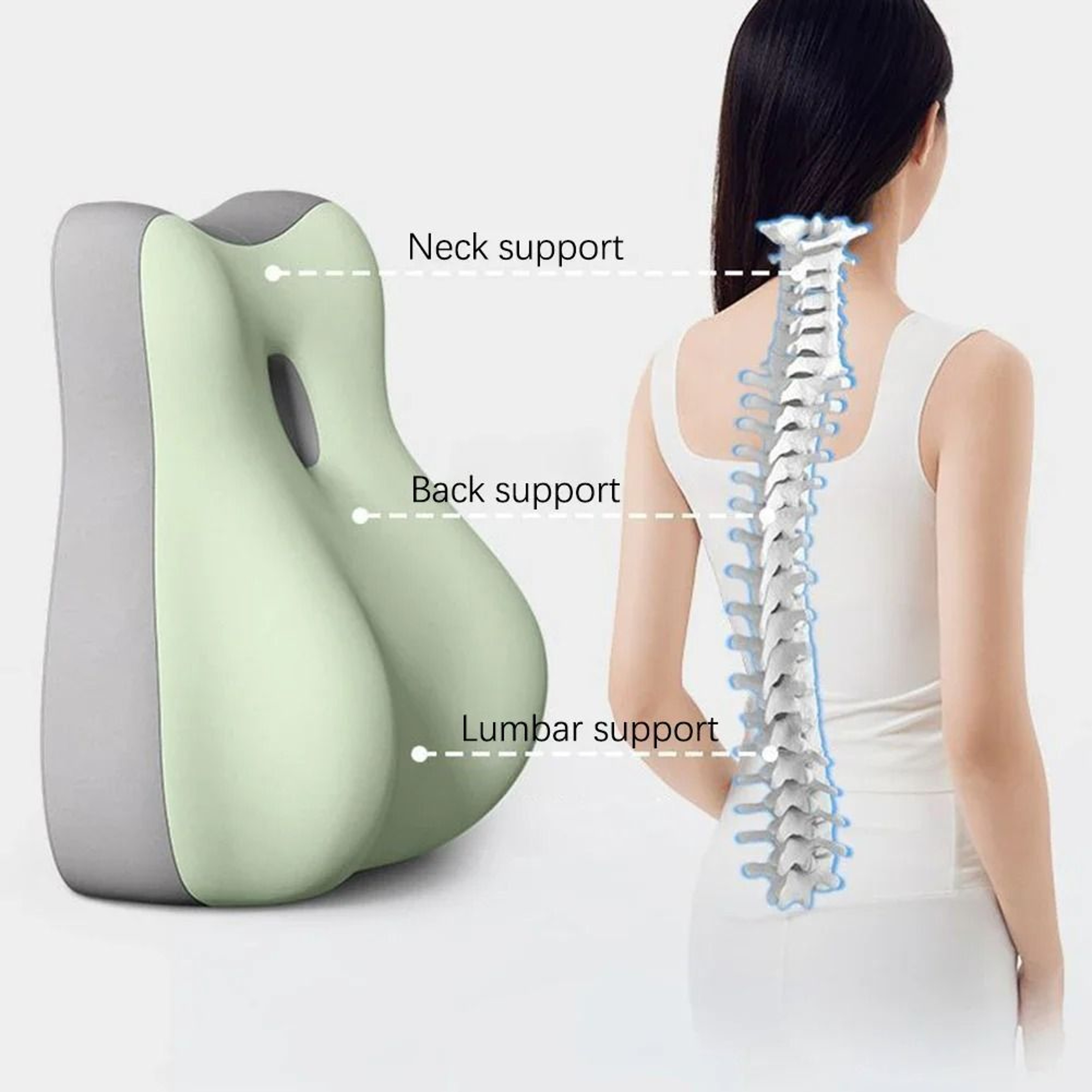 Ergonomic Waist Support Pillow Cushion For Adult Comfort And Daily Use 10