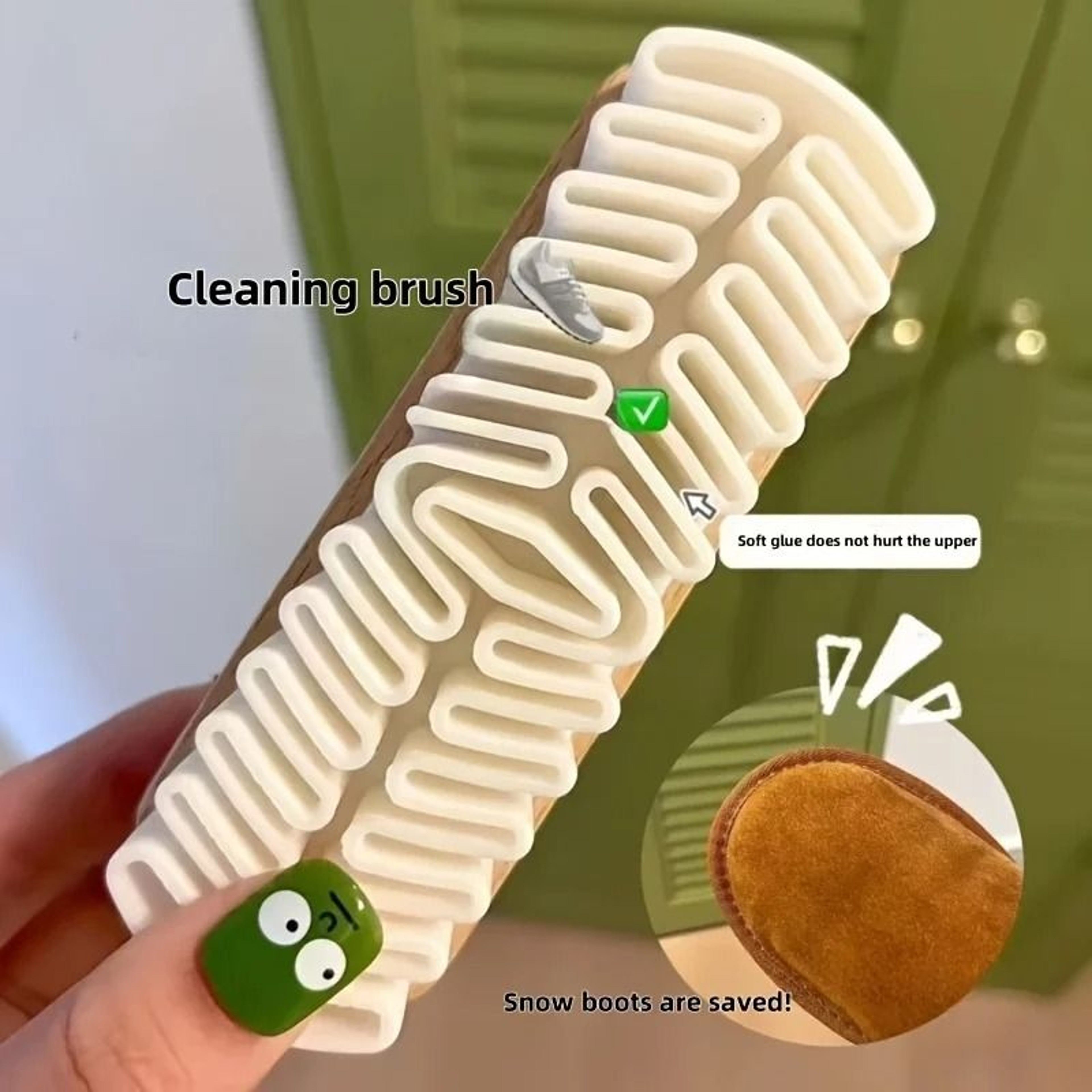 Suede Shoe Cleaning Brush Gentle Sneaker And Boot Care Tool 1