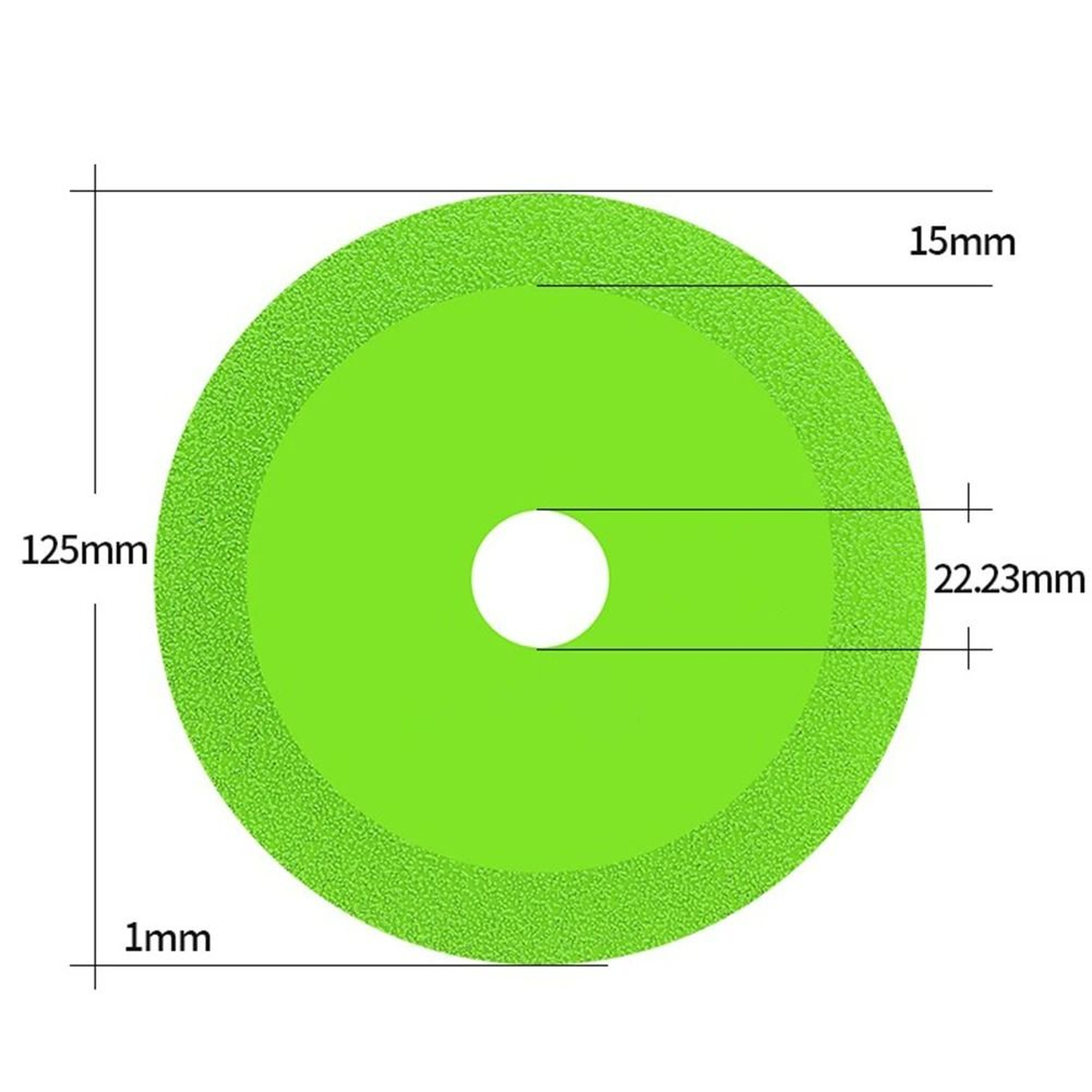 Diamond Glass Cutting Disc 115mm 125mm Grinding Blade For Tile Marble And Jade 2