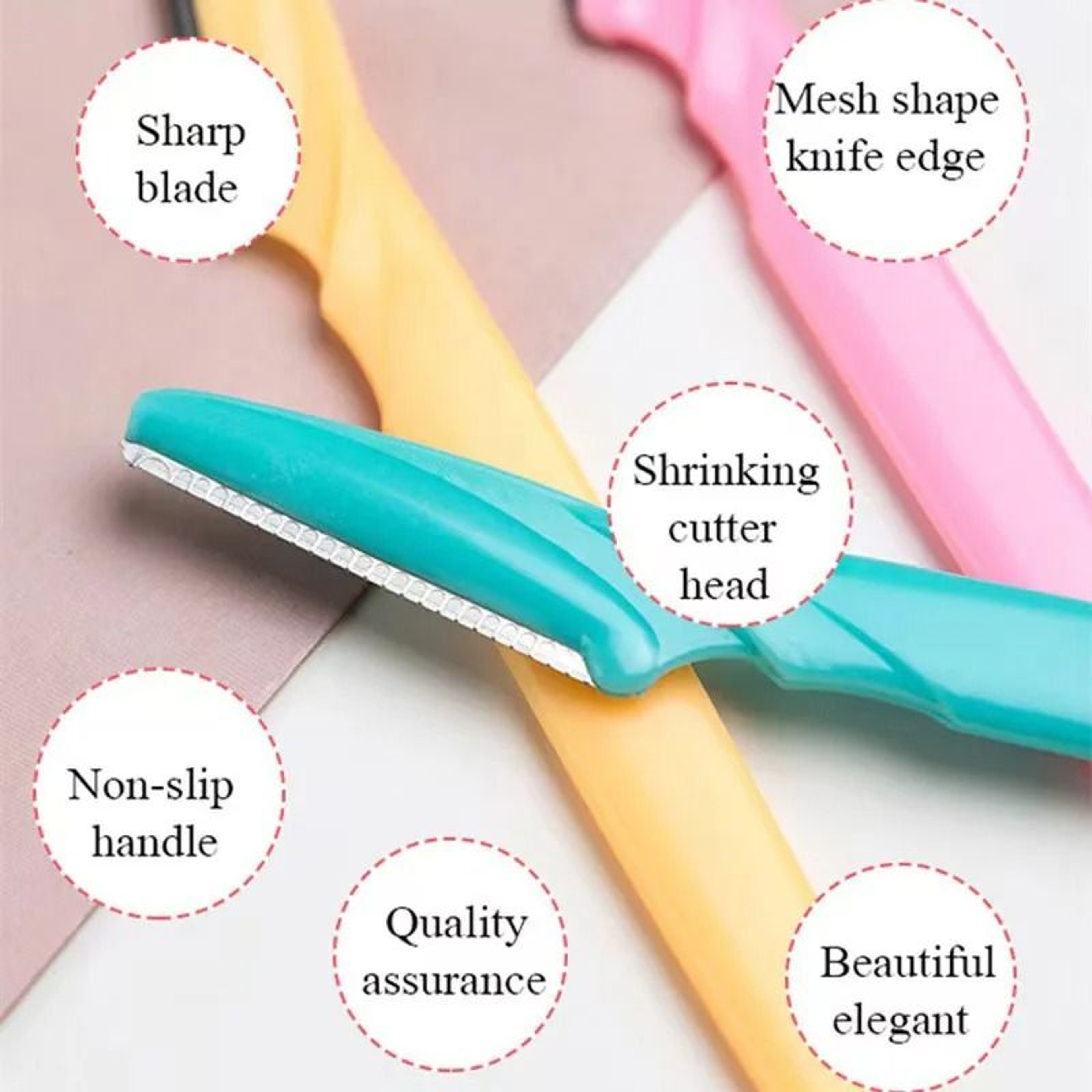 Portable Eyebrow Trimmer Facial Hair Removal Razor Tool 8