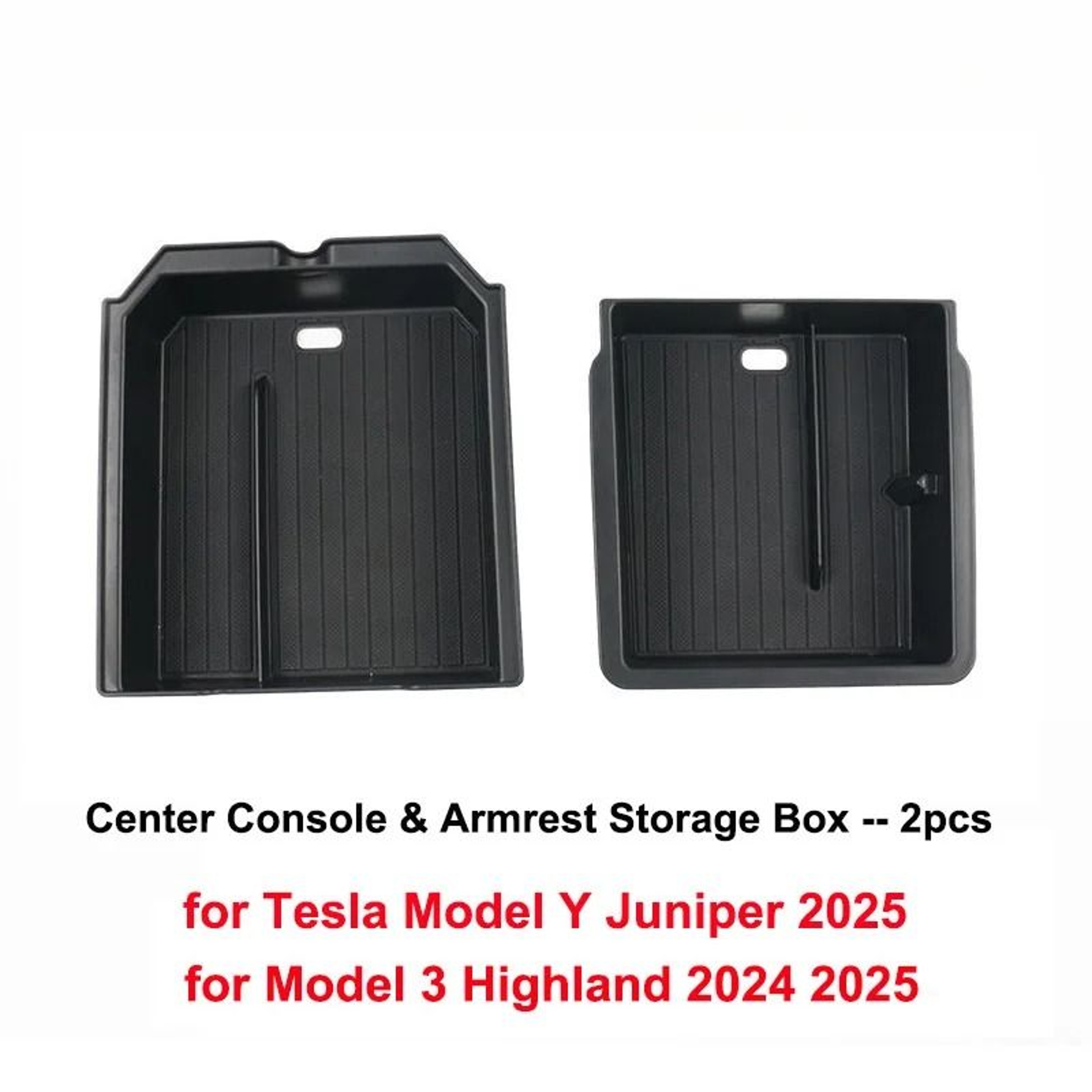 Tesla Model Y 2025 Juniper Console  Armrest Storage Organizer Box  Custom Fit Interior Storage Solu