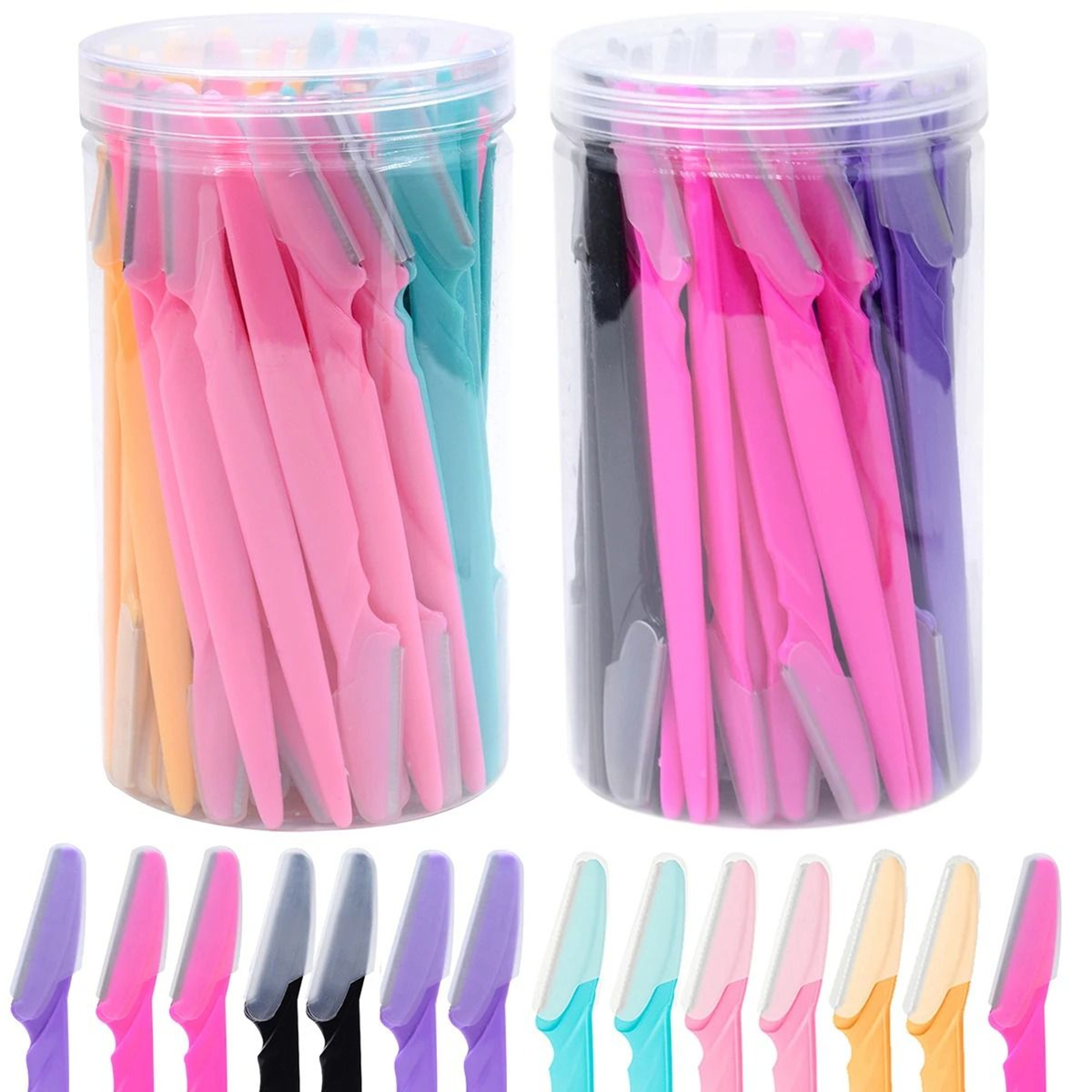 Eyebrow Razor Set With Storage Case Facial Hair Trimmer 30 Pieces 7