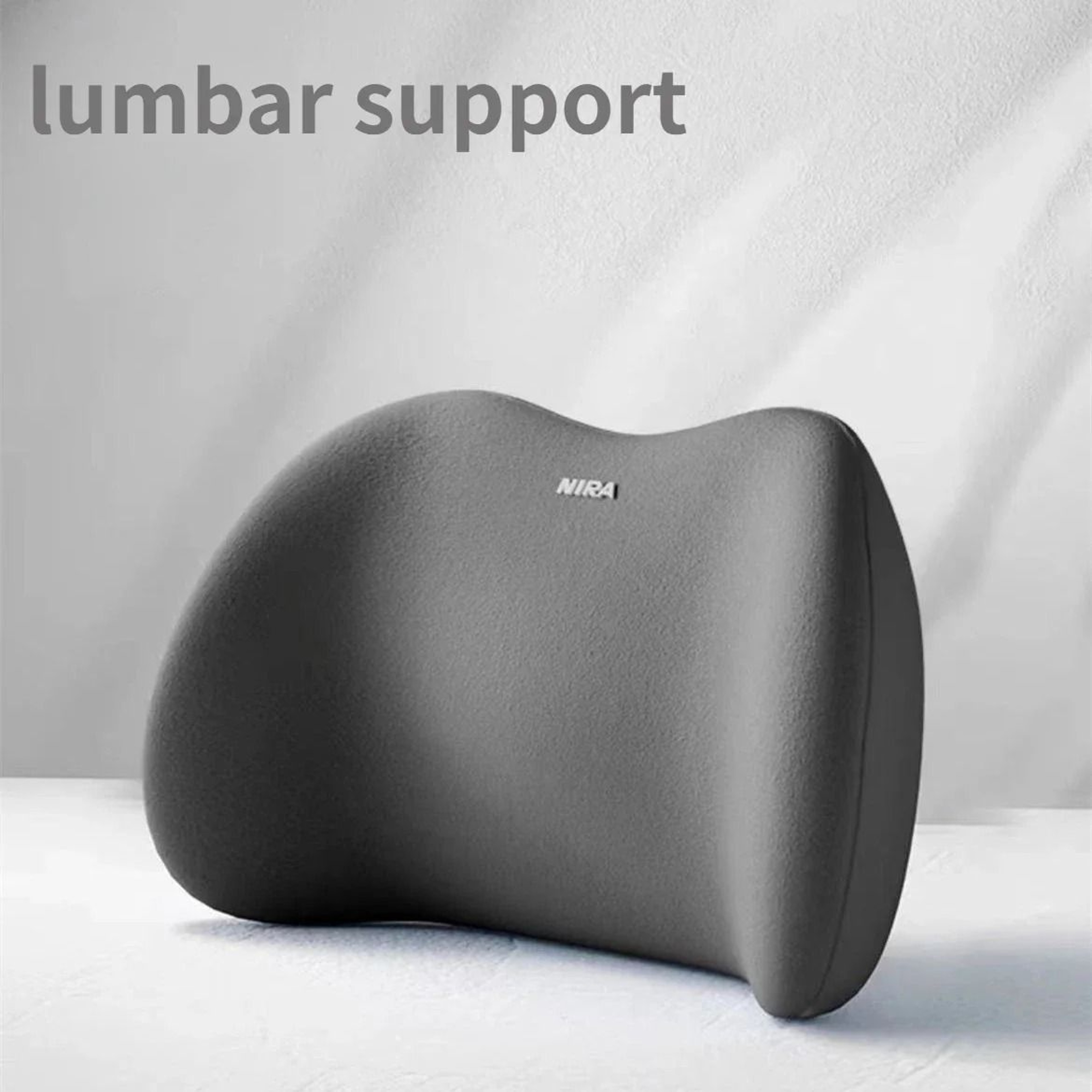 Car Memory Foam Neck Pillow And Lumbar Support Cushion For Comfortable Driving 2