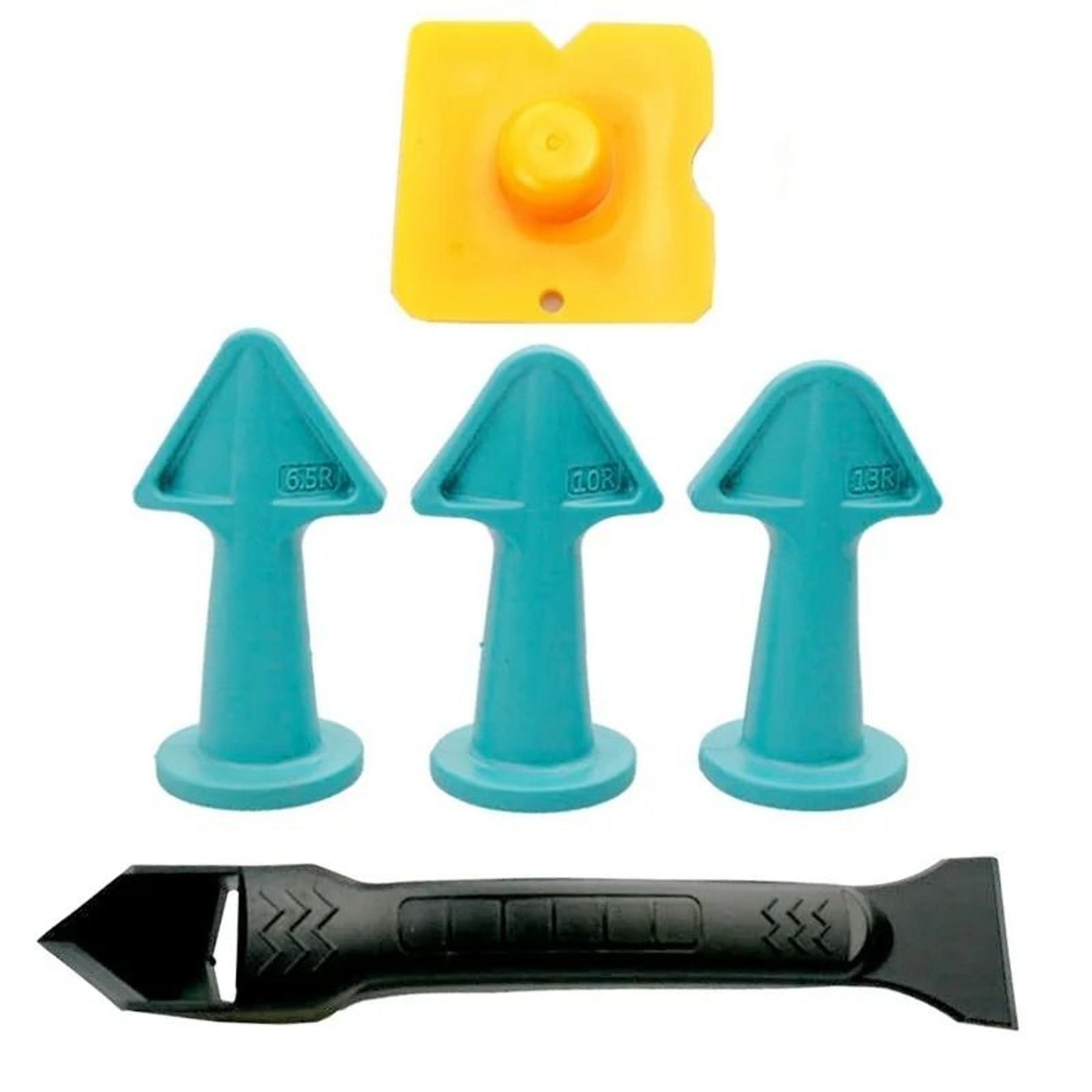 5 Piece Caulking Tool Set Silicone Sealant Finishing And Removal Kit 1
