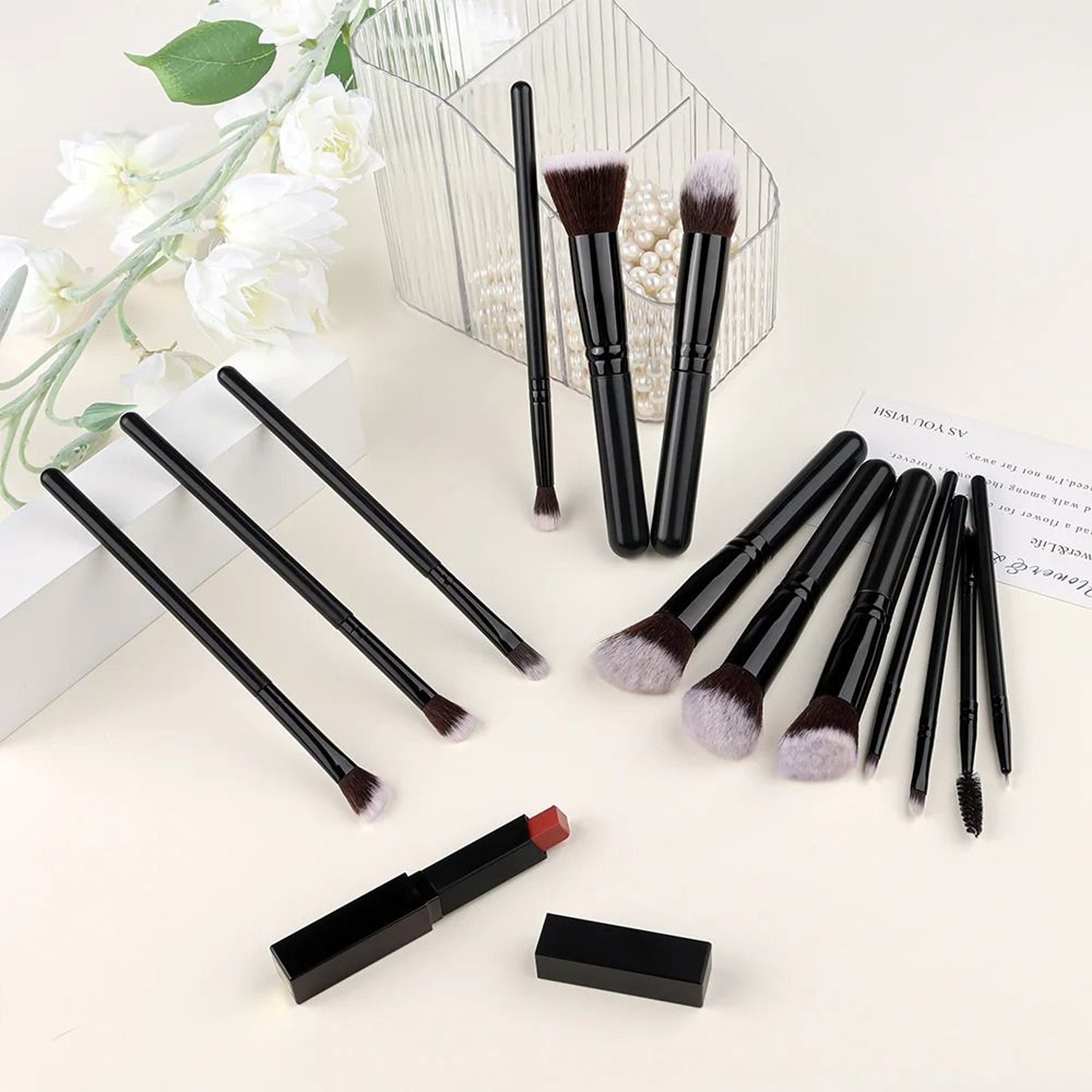 14 Piece Makeup Brush Set Soft Fluffy Foundation Blush Eyeshadow Brushes 11