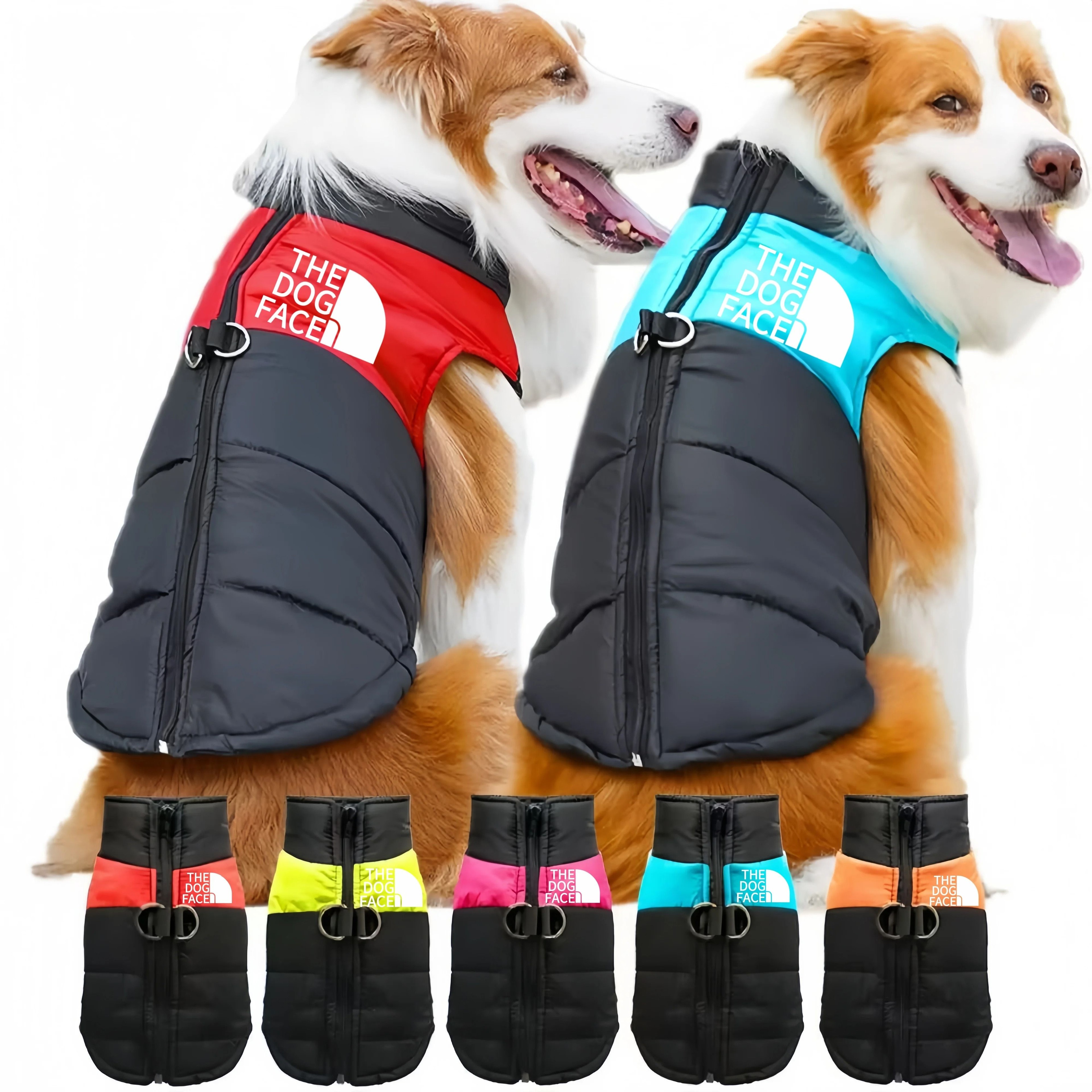 Winter Dog Hoodie Sports Coat Warm Outdoor Pet Clothes 0